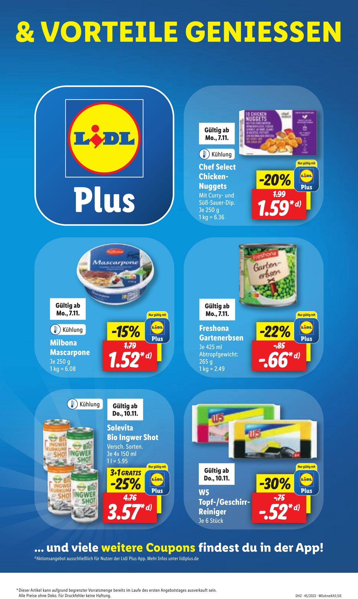 Prospekt Lidl 07.11.2022 - 12.11.2022