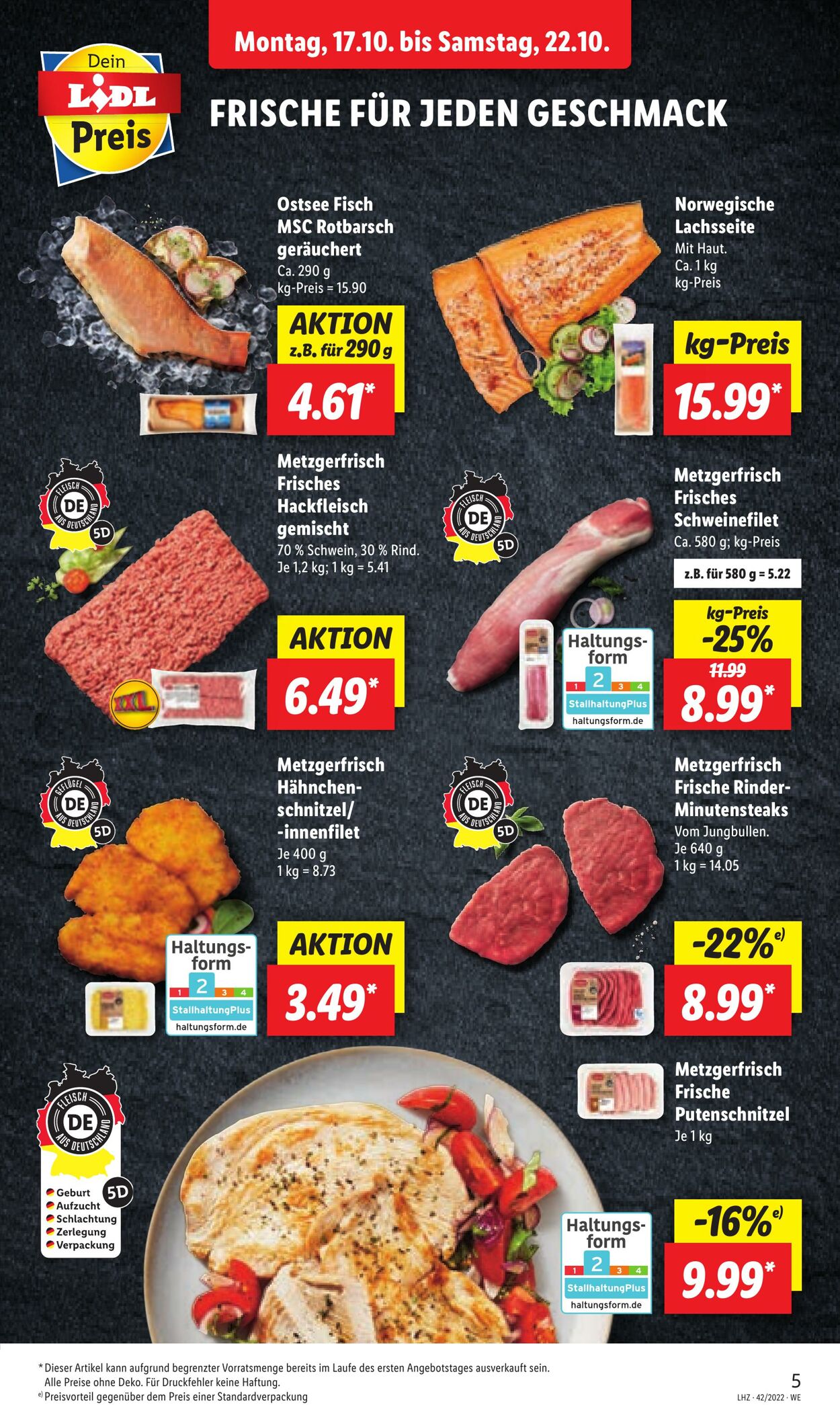 Prospekt Lidl 17.10.2022 - 22.10.2022