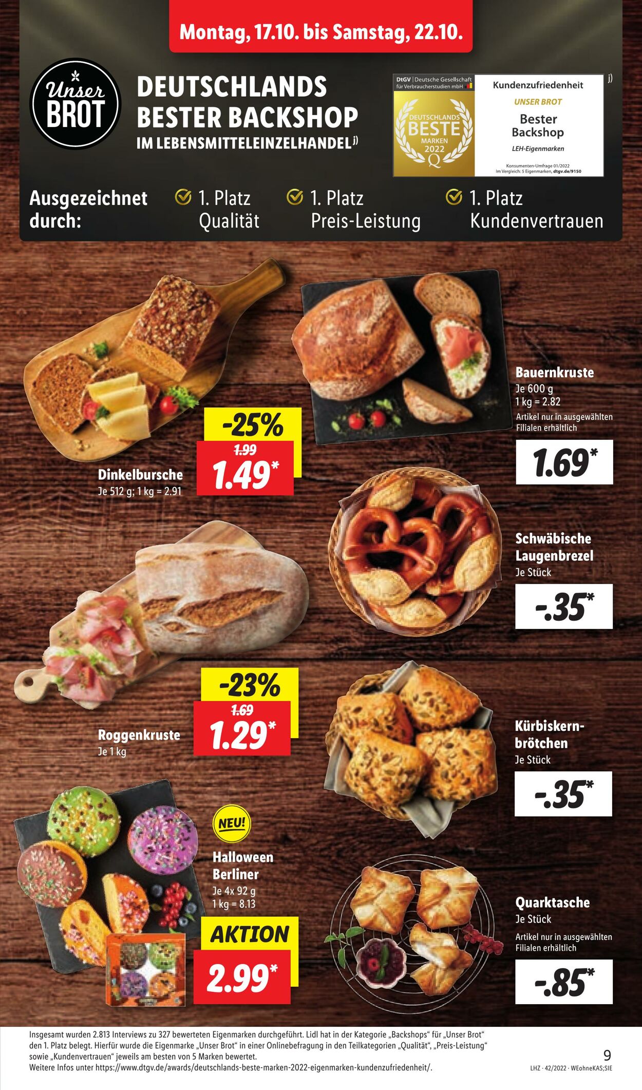 Prospekt Lidl 17.10.2022 - 22.10.2022