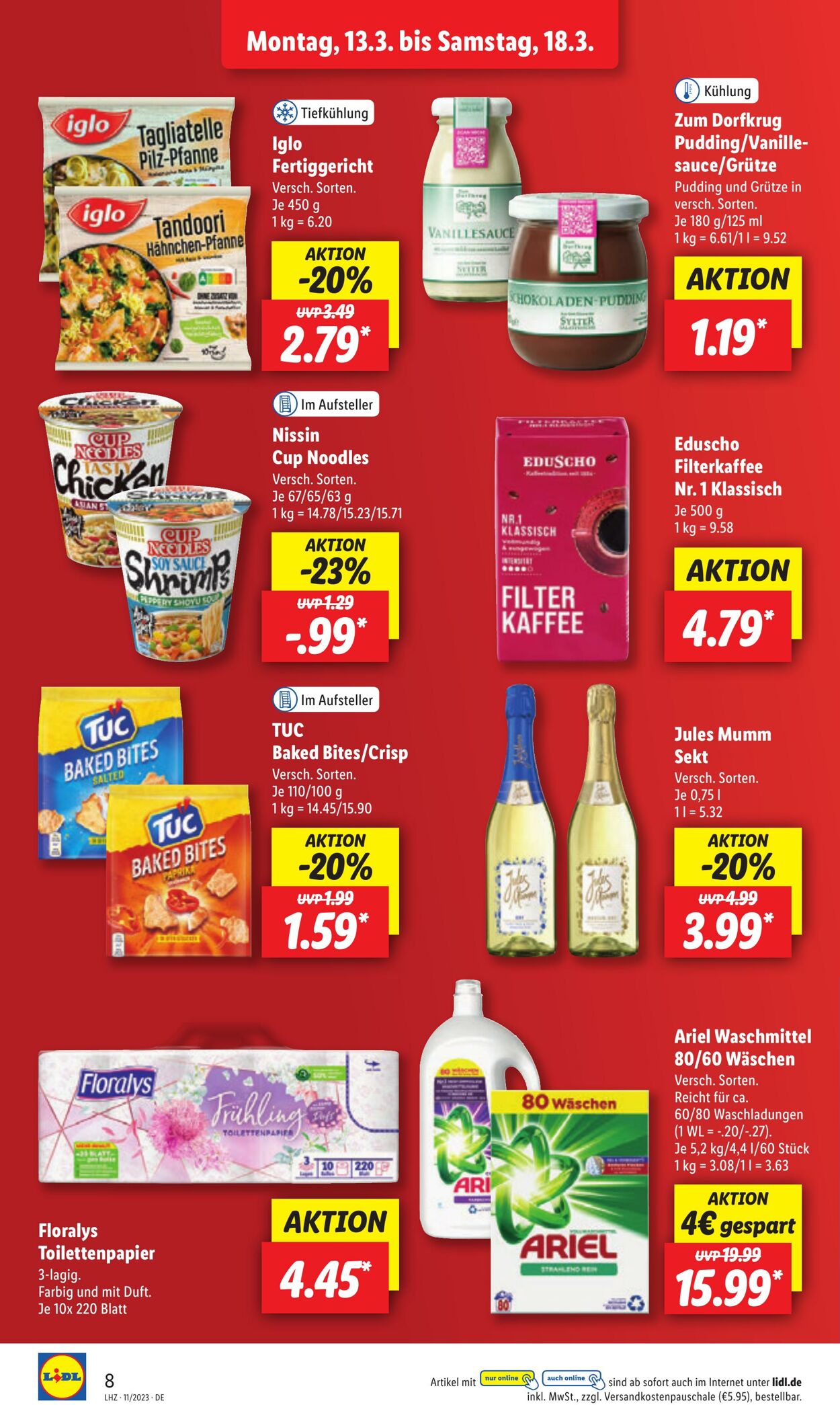 Prospekt Lidl 13.03.2023 - 18.03.2023