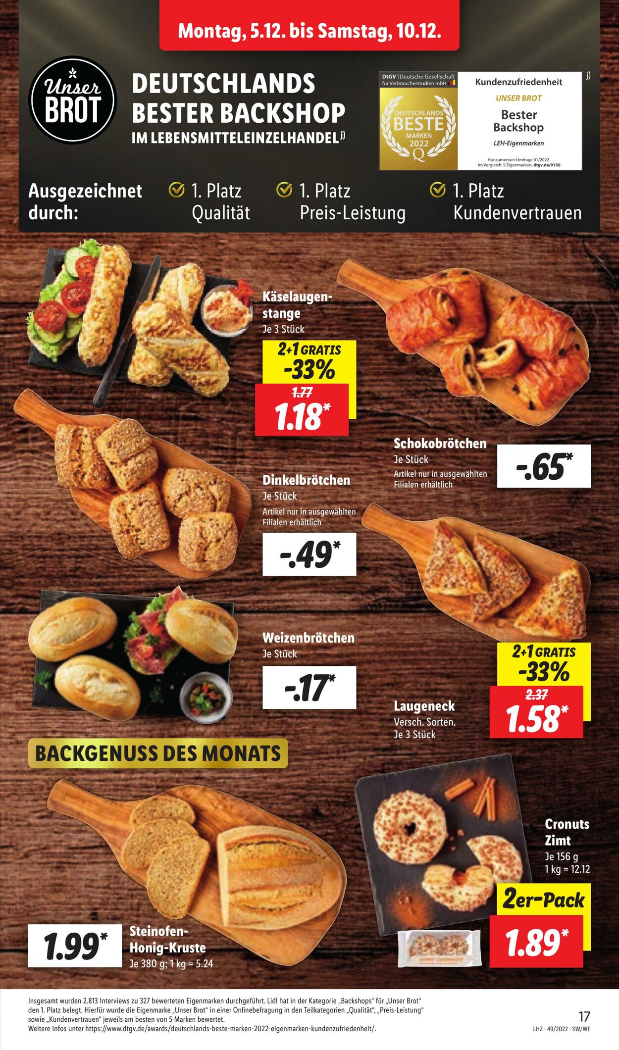 Prospekt Lidl 05.12.2022 - 10.12.2022