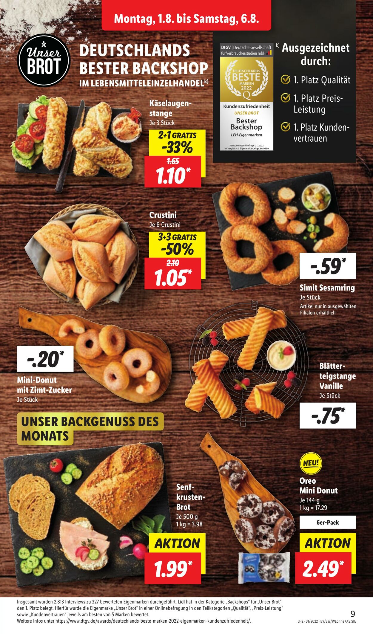 Prospekt Lidl 01.08.2022 - 06.08.2022