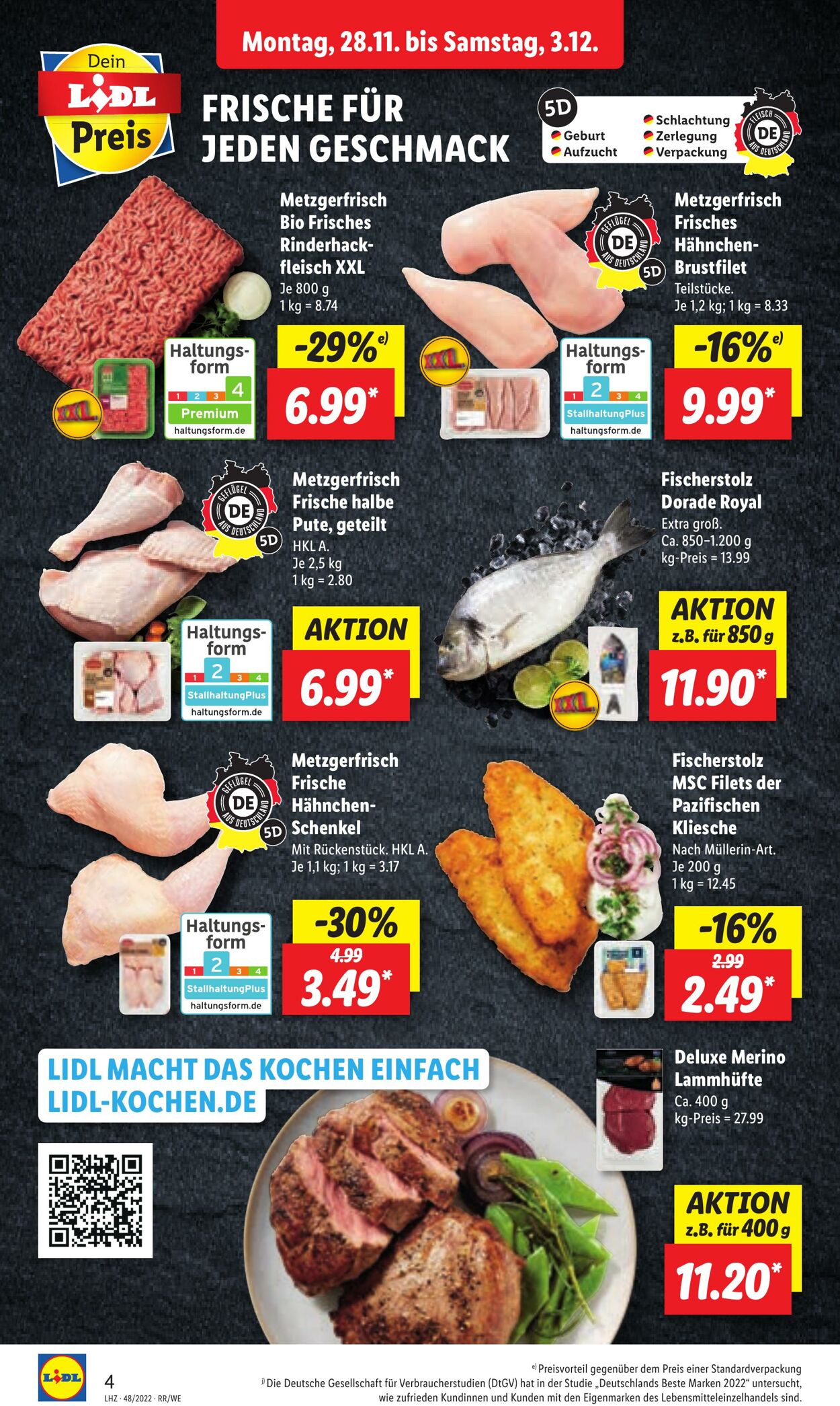 Prospekt Lidl 28.11.2022 - 03.12.2022