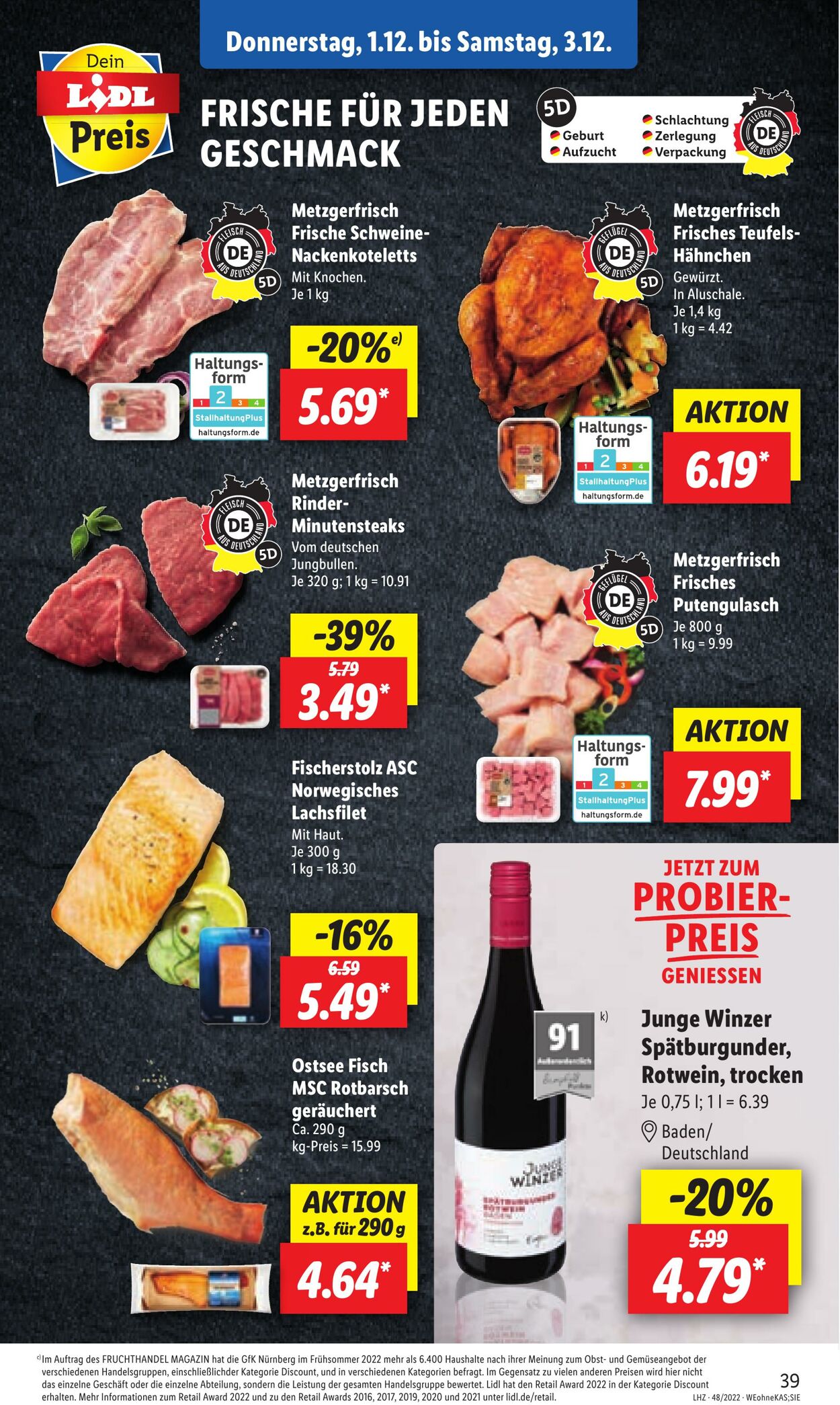 Prospekt Lidl 28.11.2022 - 03.12.2022