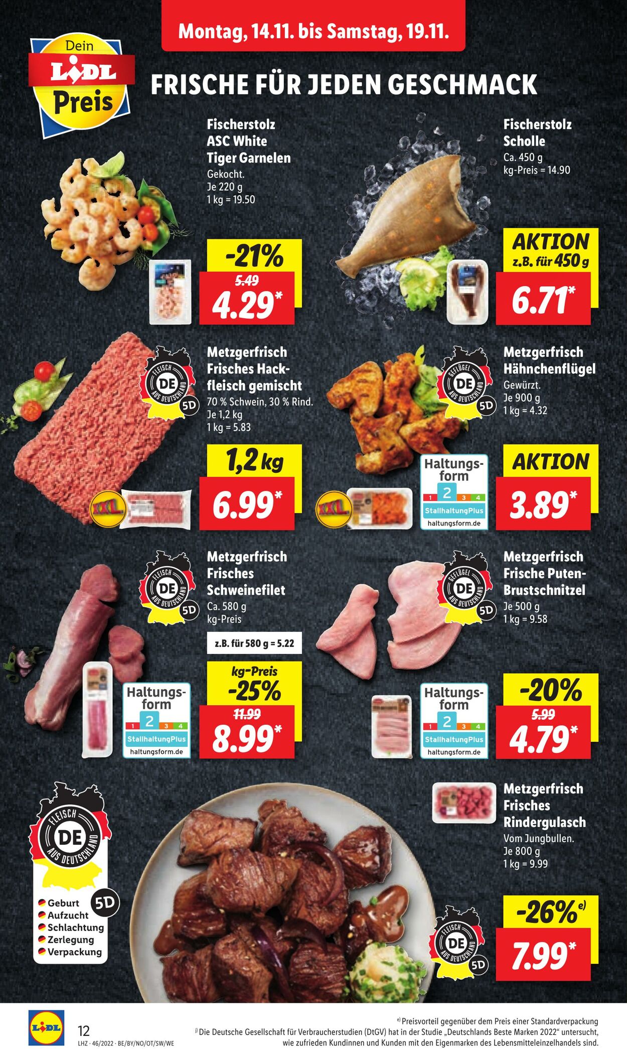 Prospekt Lidl 14.11.2022 - 19.11.2022