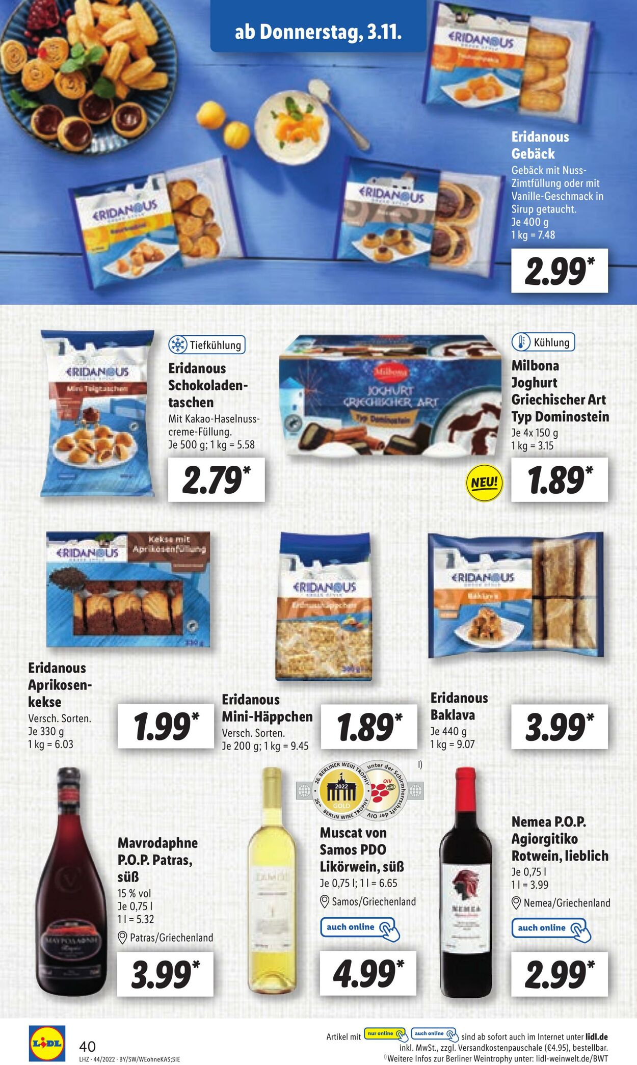 Prospekt Lidl 31.10.2022 - 05.11.2022