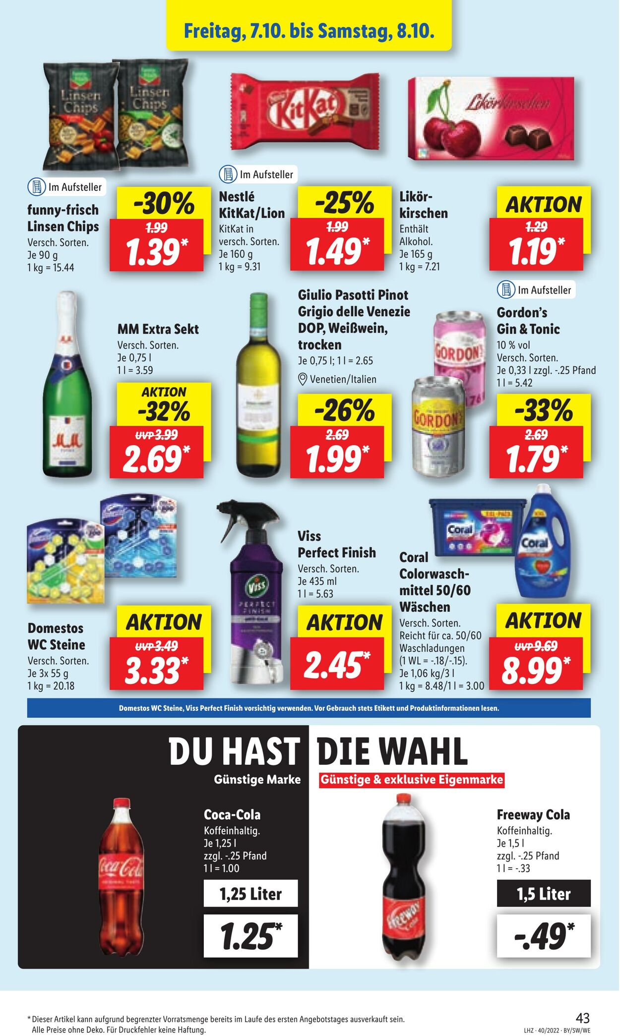 Prospekt Lidl 04.10.2022 - 08.10.2022