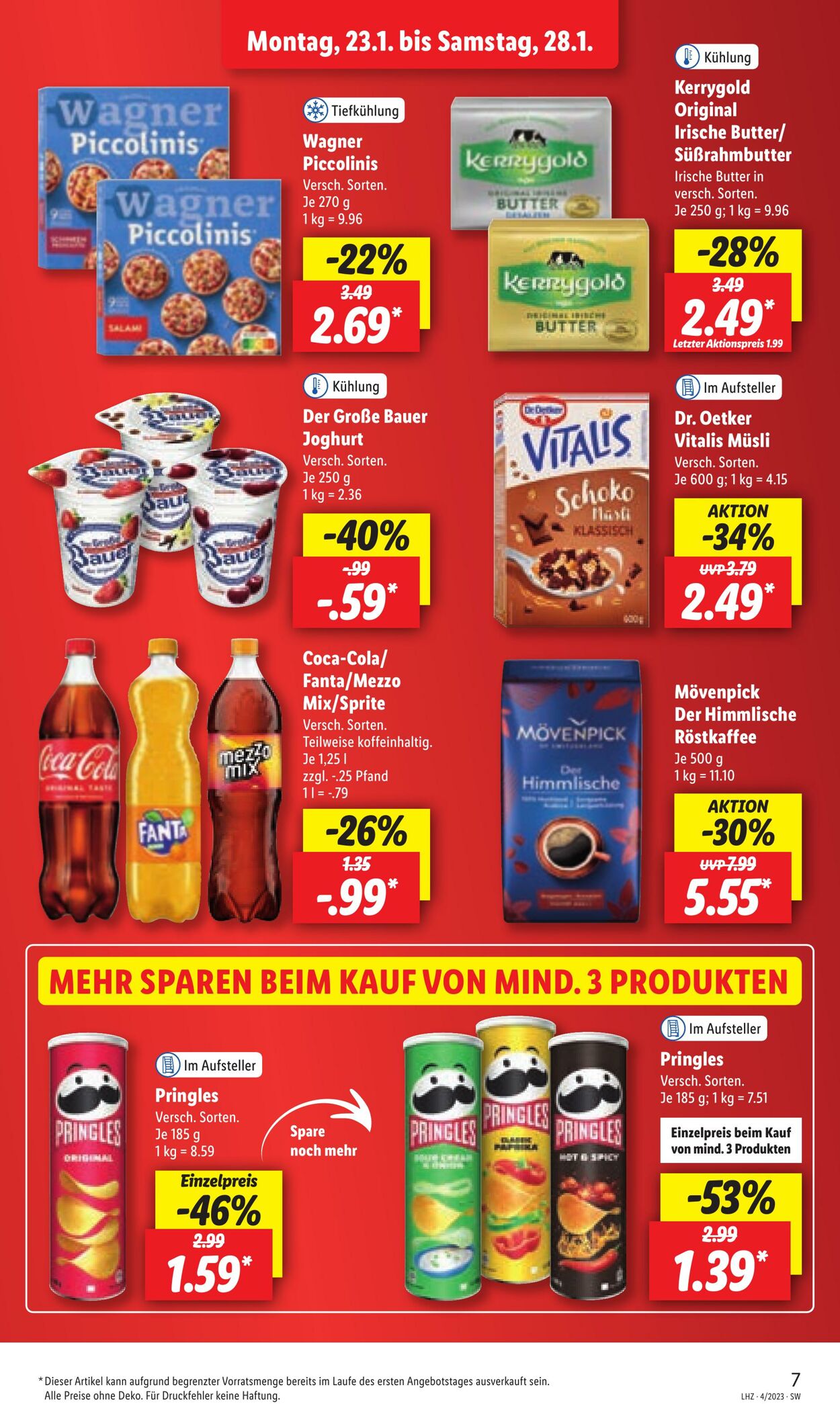 Prospekt Lidl 23.01.2023 - 28.01.2023