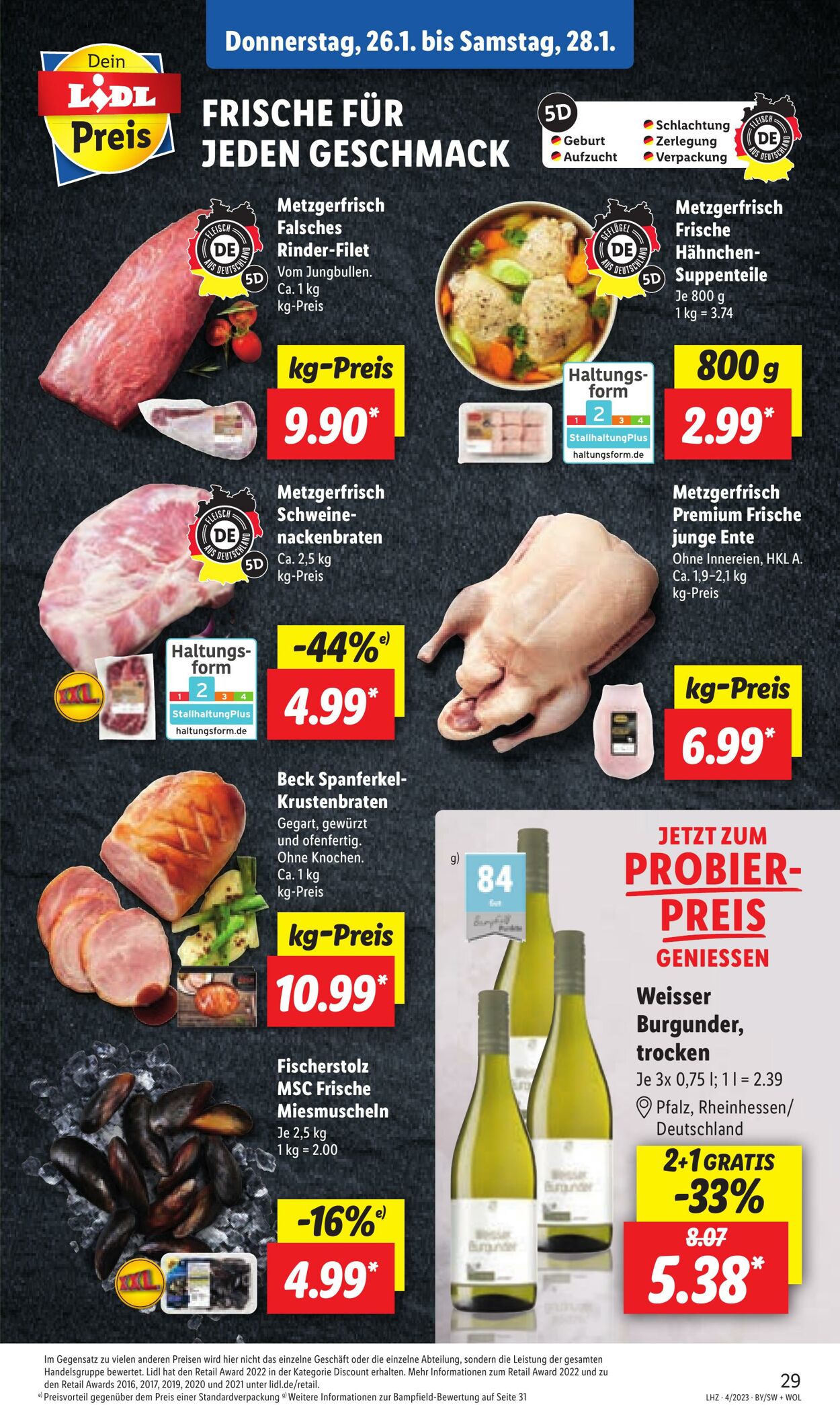 Prospekt Lidl 23.01.2023 - 28.01.2023