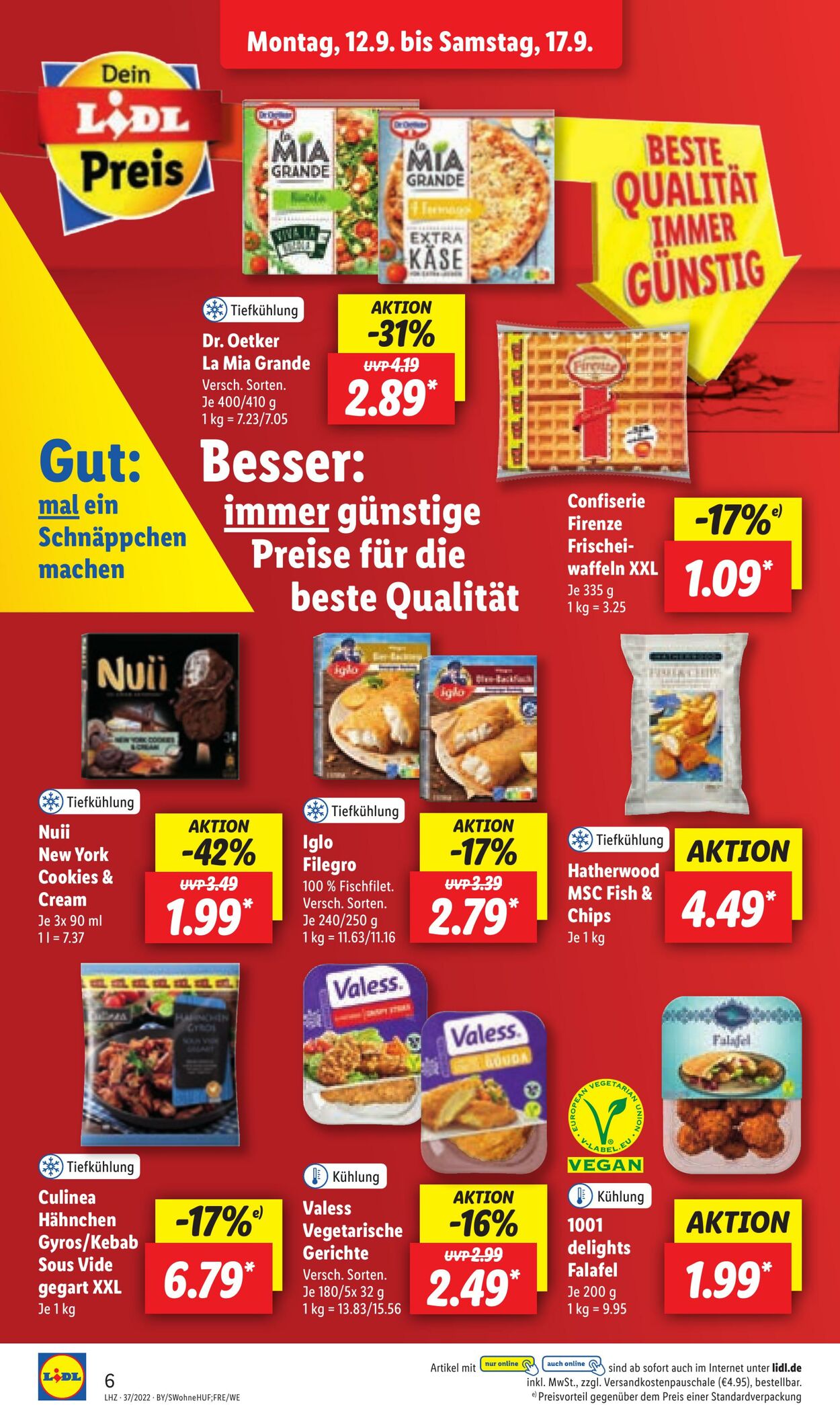 Prospekt Lidl 12.09.2022 - 17.09.2022