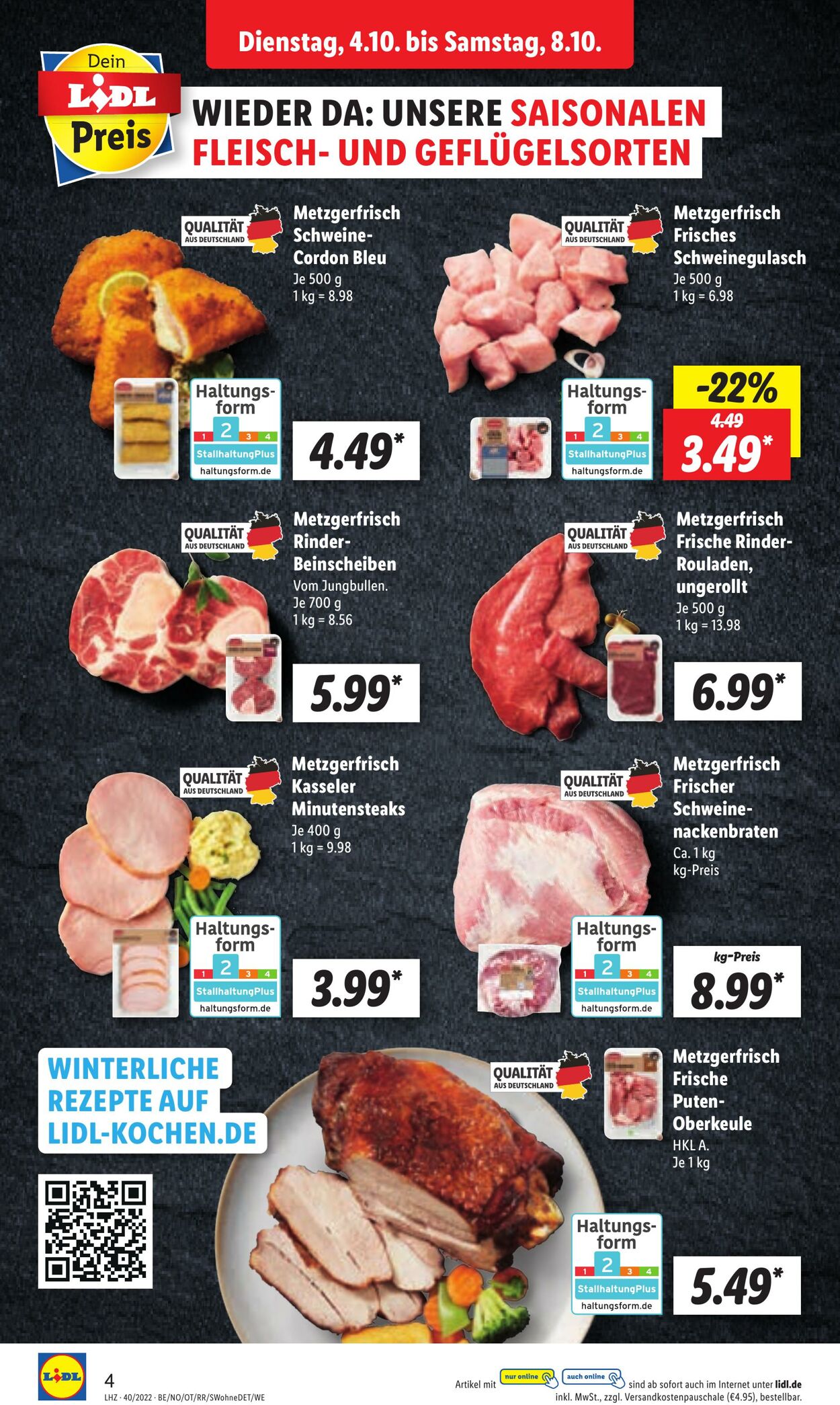 Prospekt Lidl 04.10.2022 - 08.10.2022