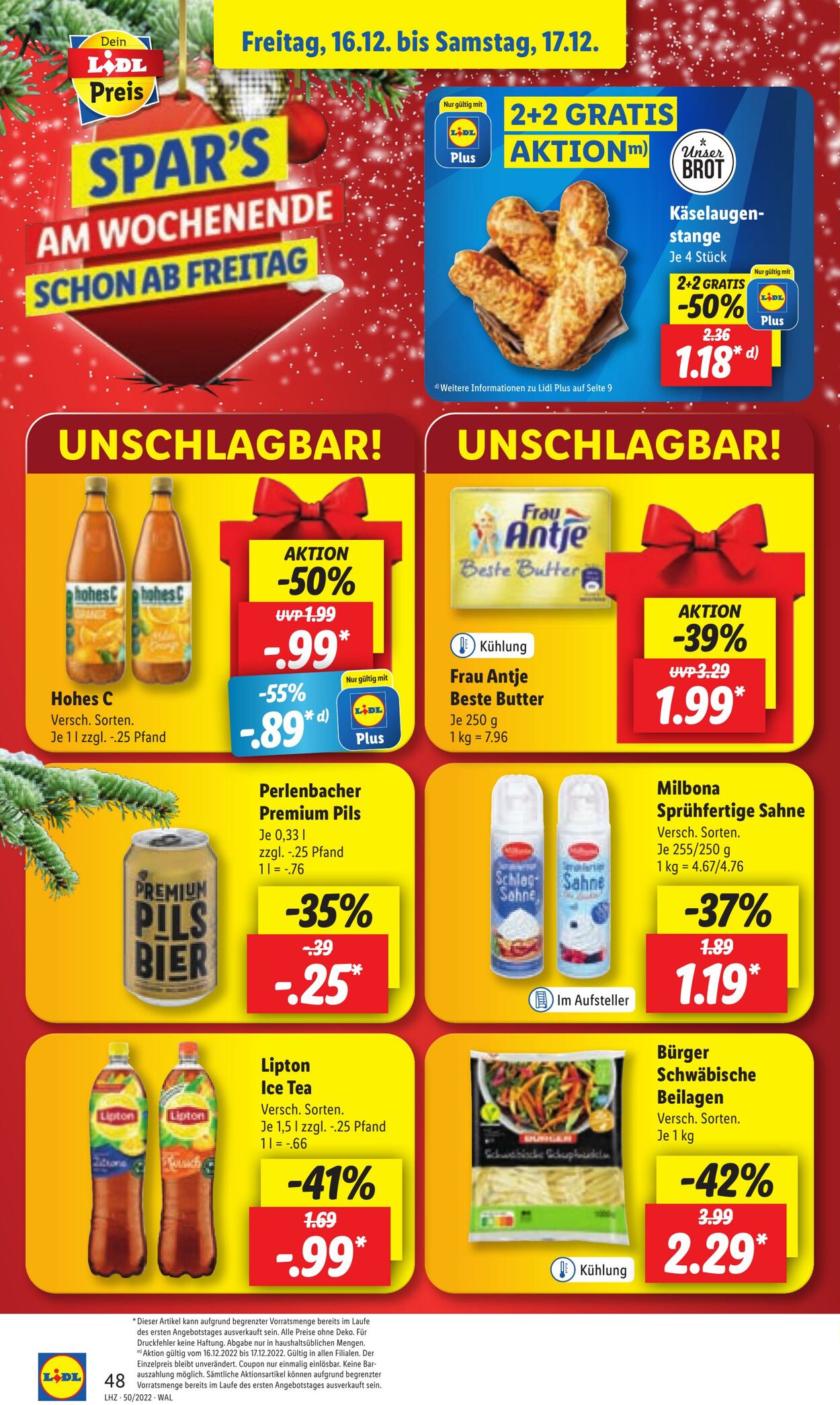 Prospekt Lidl 12.12.2022 - 17.12.2022