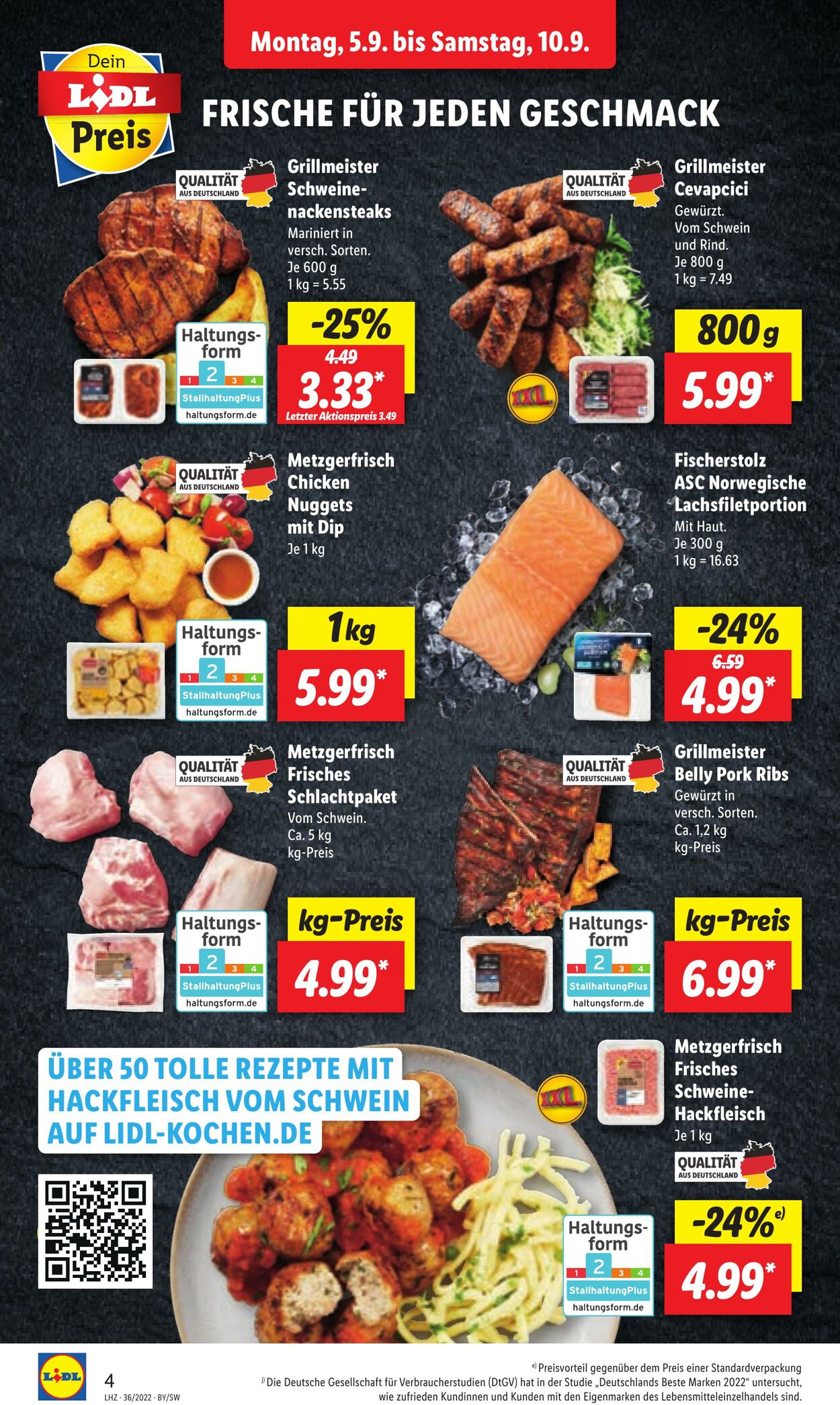 Prospekt Lidl 05.09.2022 - 10.09.2022