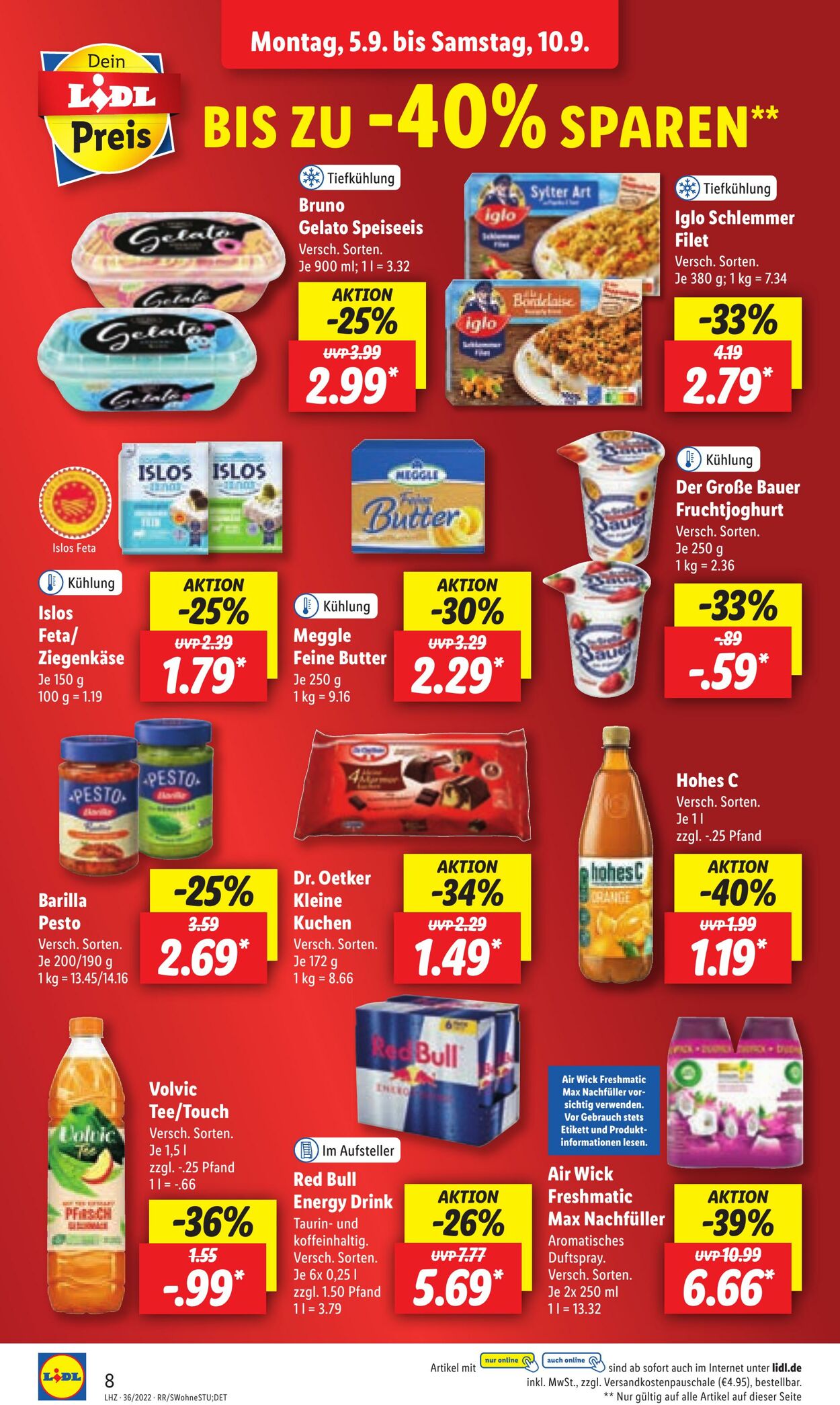 Prospekt Lidl 05.09.2022 - 10.09.2022