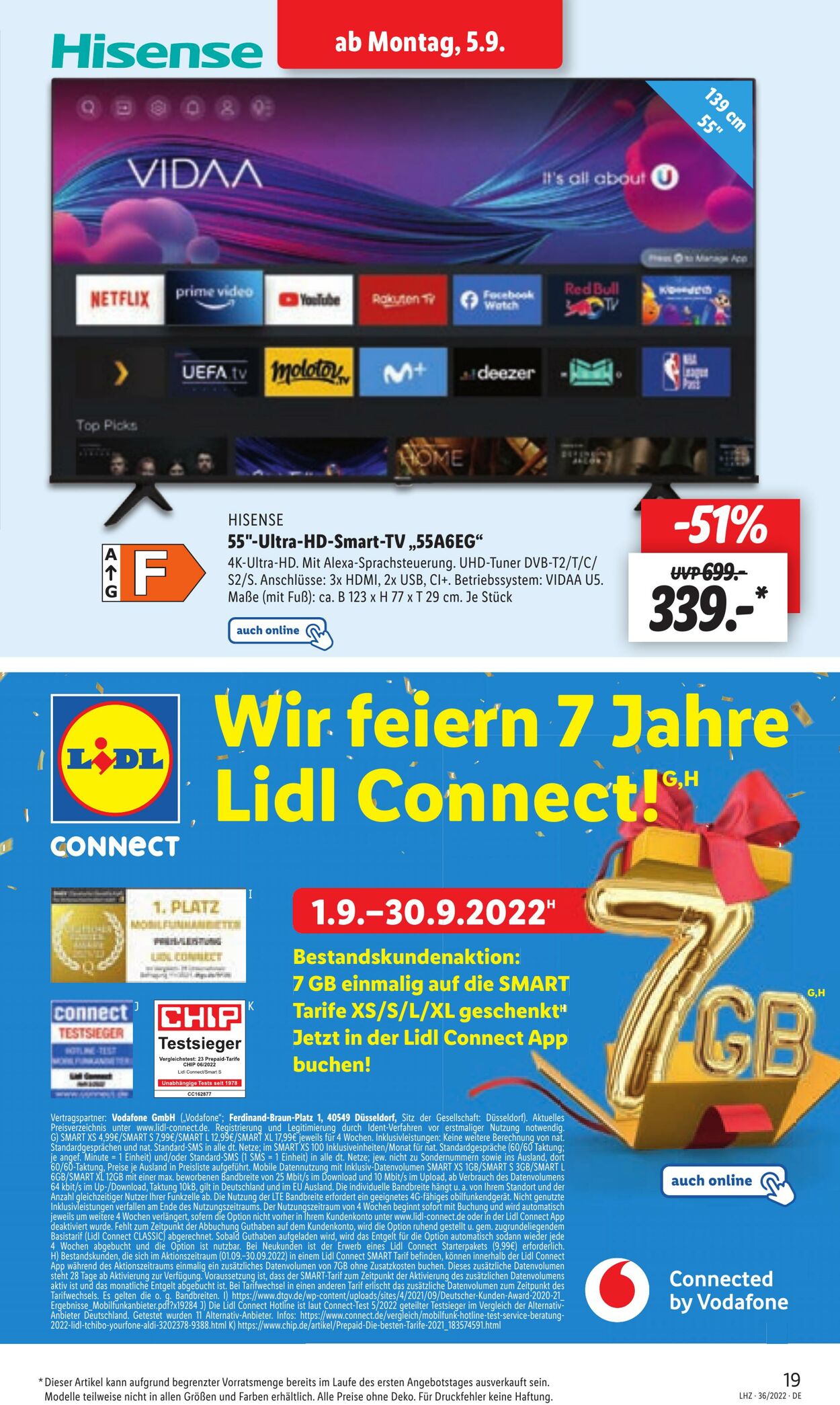 Prospekt Lidl 05.09.2022 - 10.09.2022