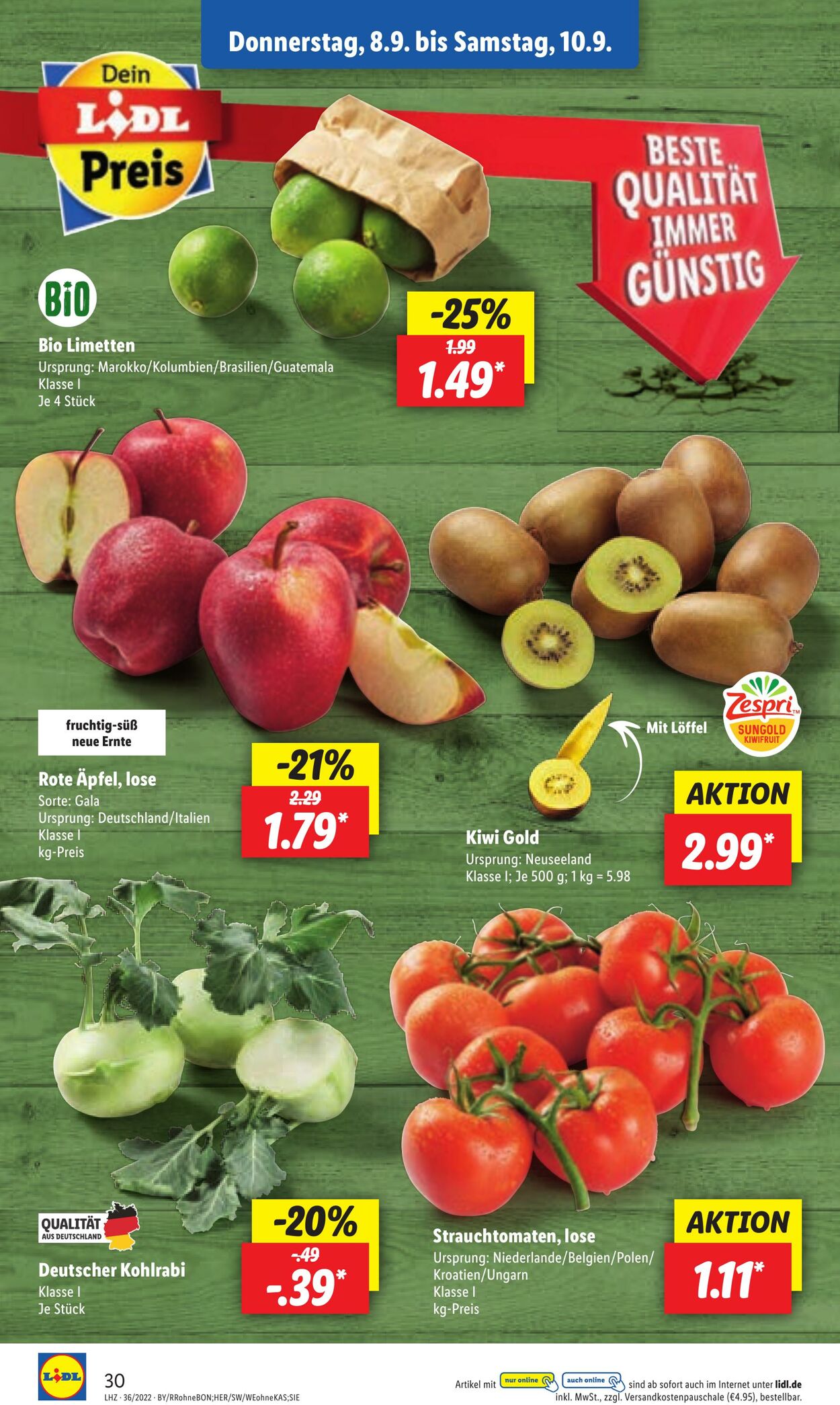 Prospekt Lidl 05.09.2022 - 10.09.2022