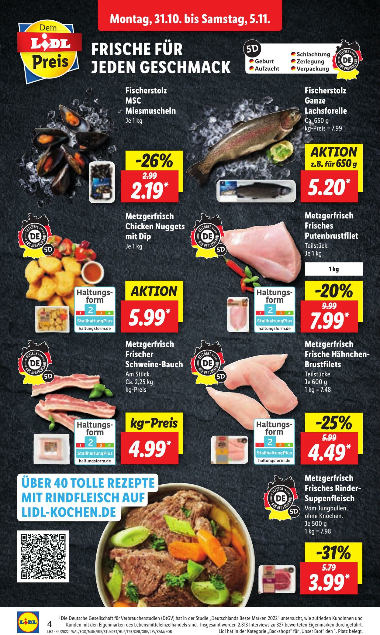 Prospekt Lidl 31.10.2022 - 05.11.2022