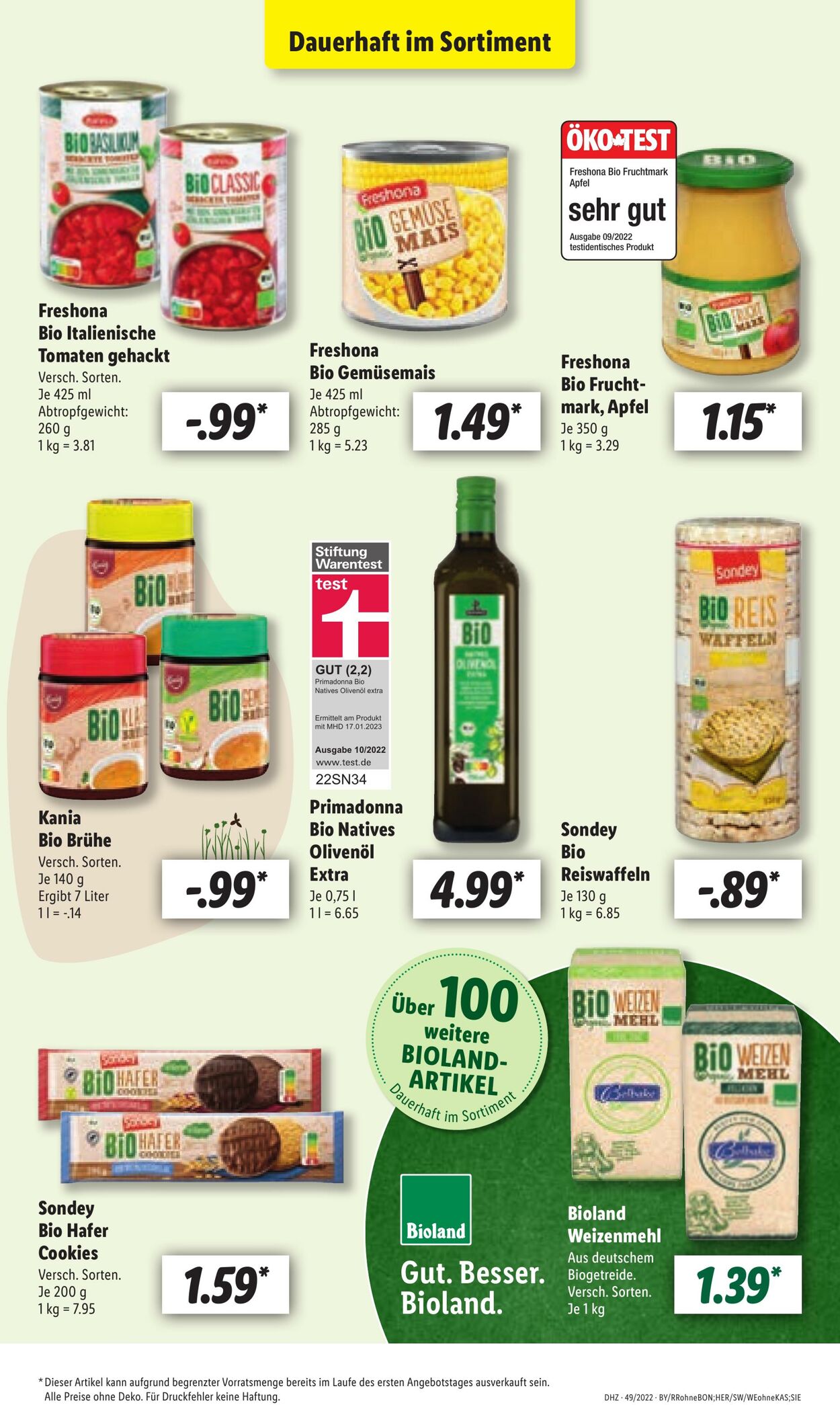 Prospekt Lidl 05.12.2022 - 10.12.2022