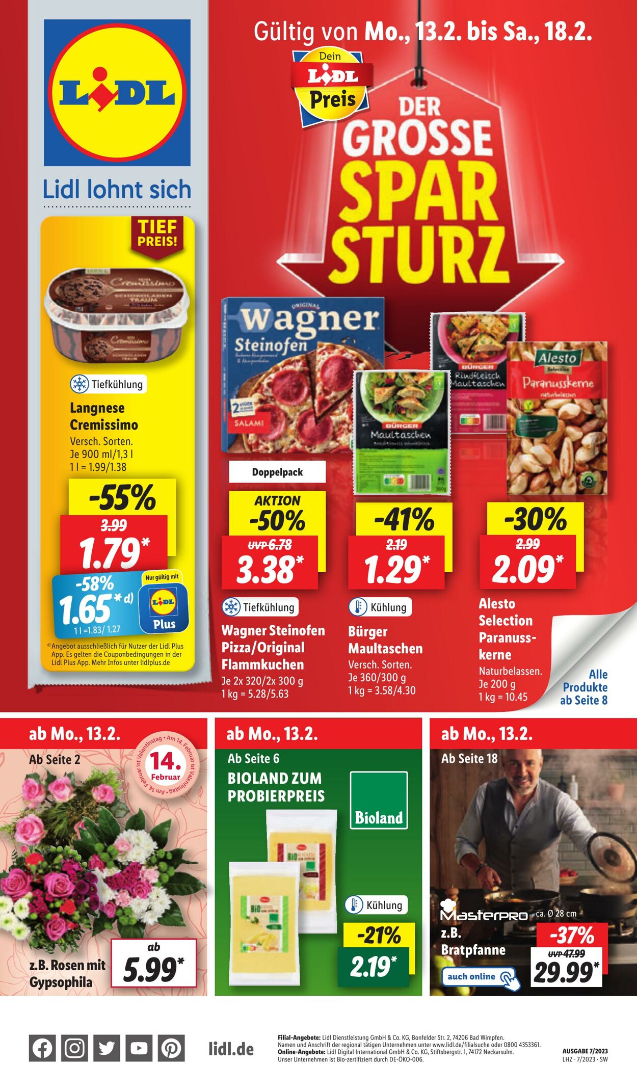 Prospekt Lidl 13.02.2023 - 18.02.2023