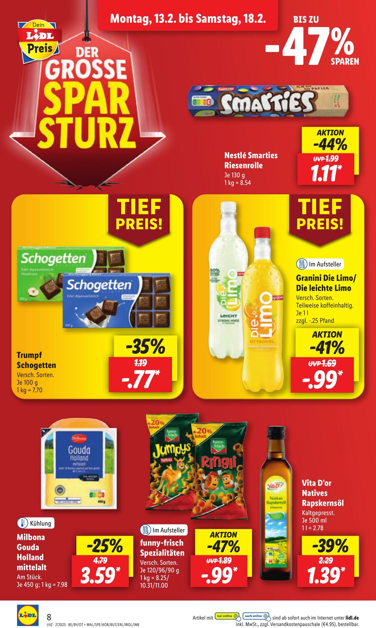 Prospekt Lidl 13.02.2023 - 18.02.2023