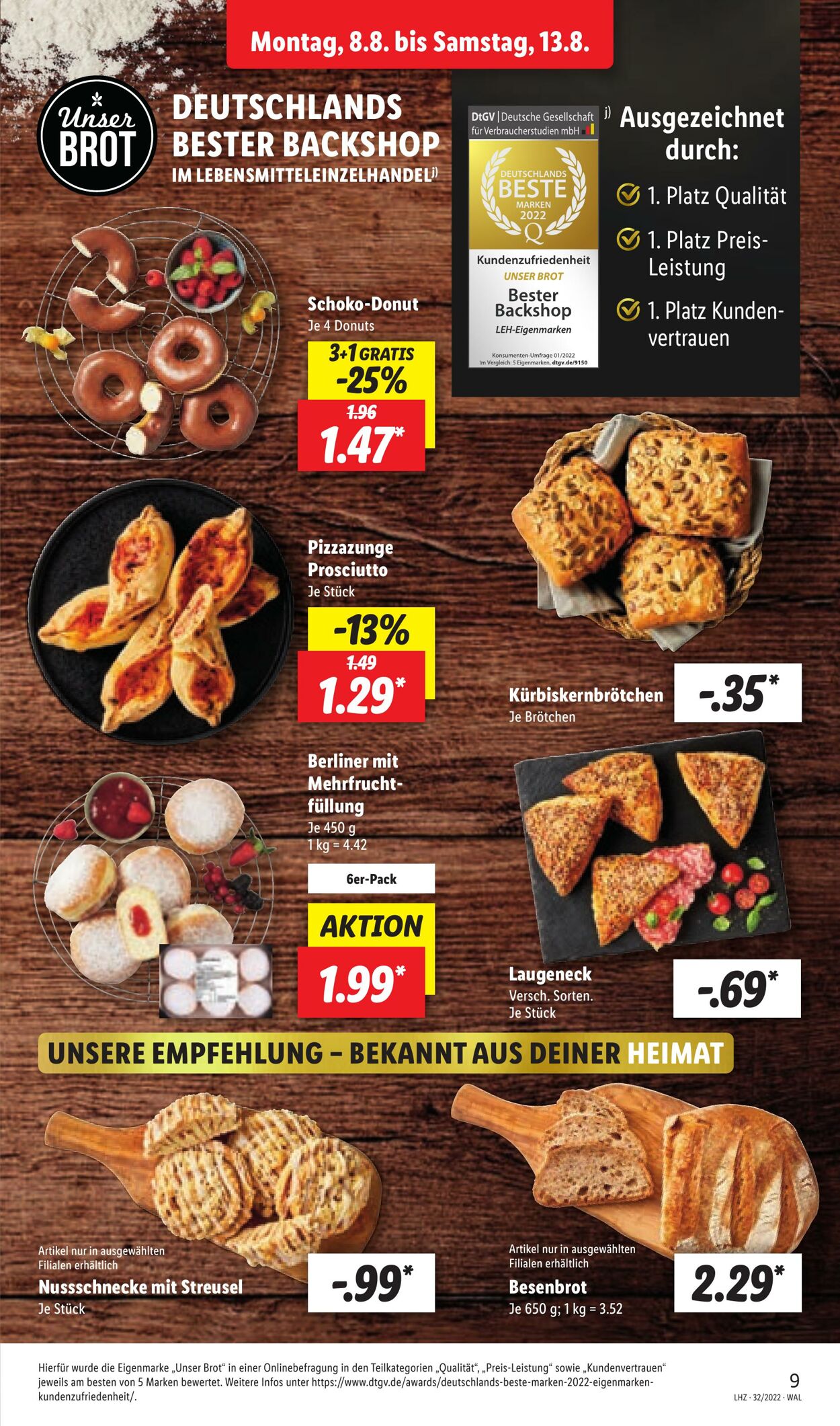 Prospekt Lidl 08.08.2022 - 13.08.2022