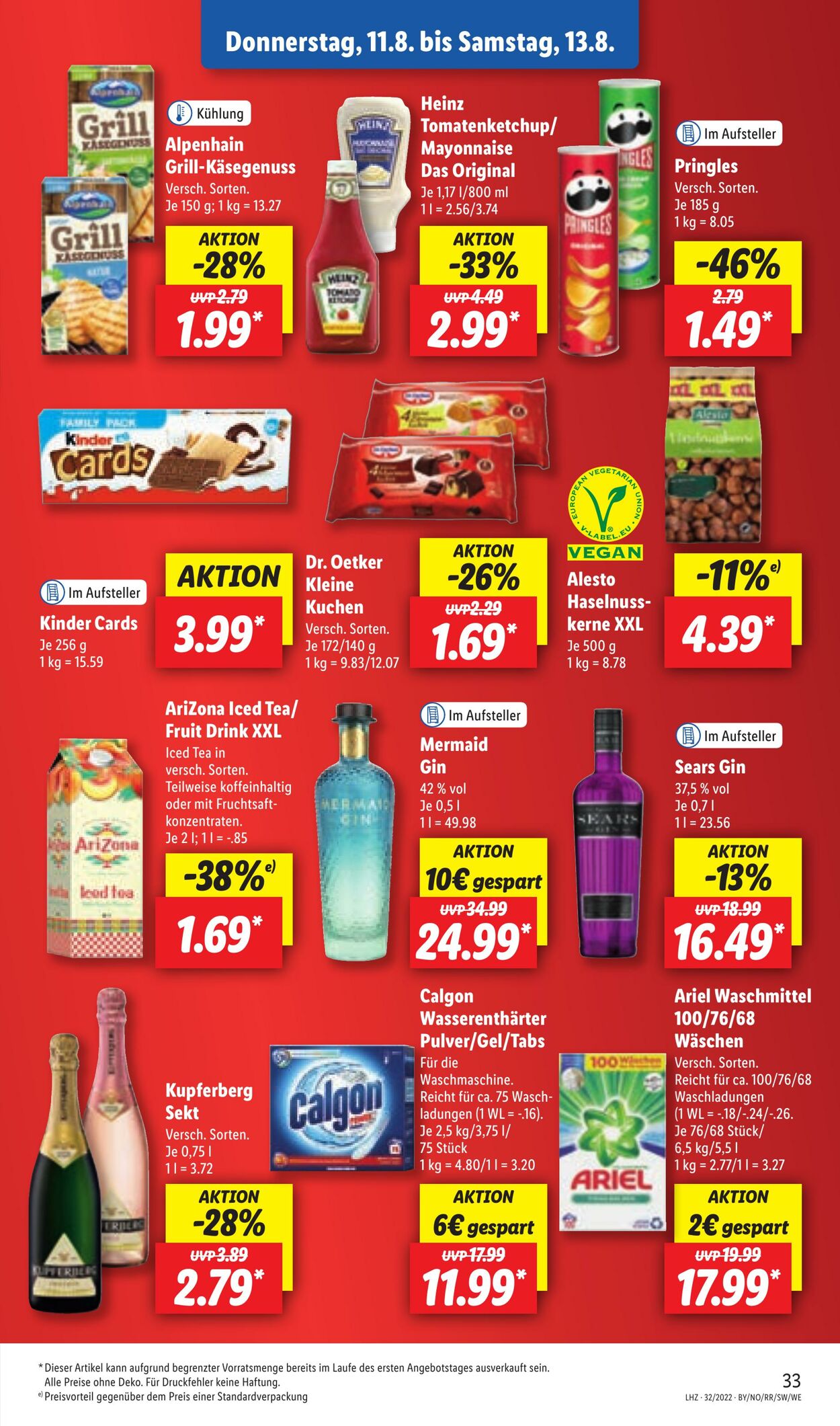 Prospekt Lidl 08.08.2022 - 13.08.2022