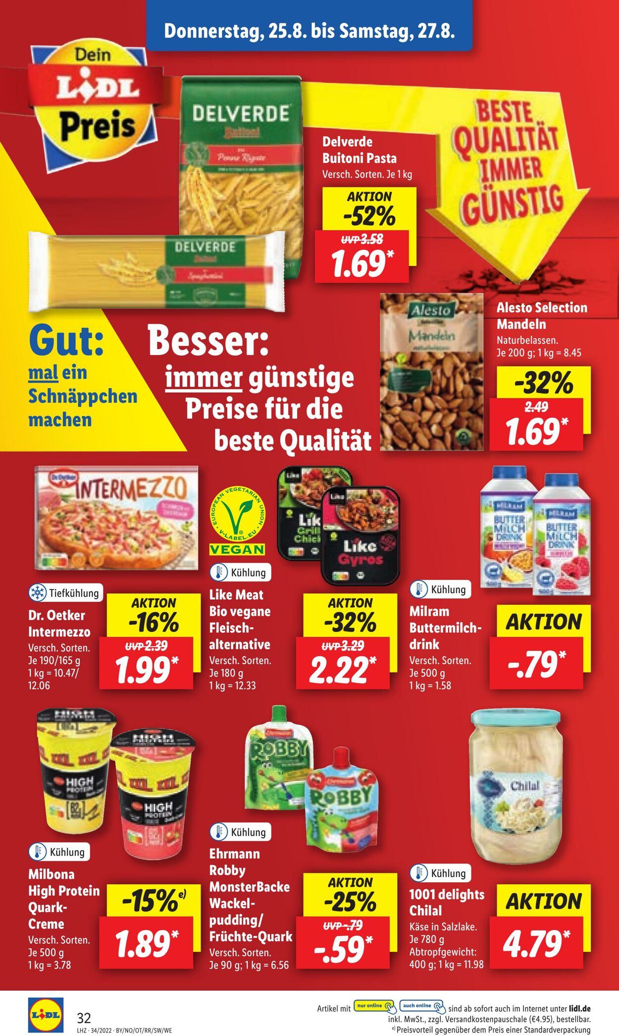 Prospekt Lidl 22.08.2022 - 27.08.2022