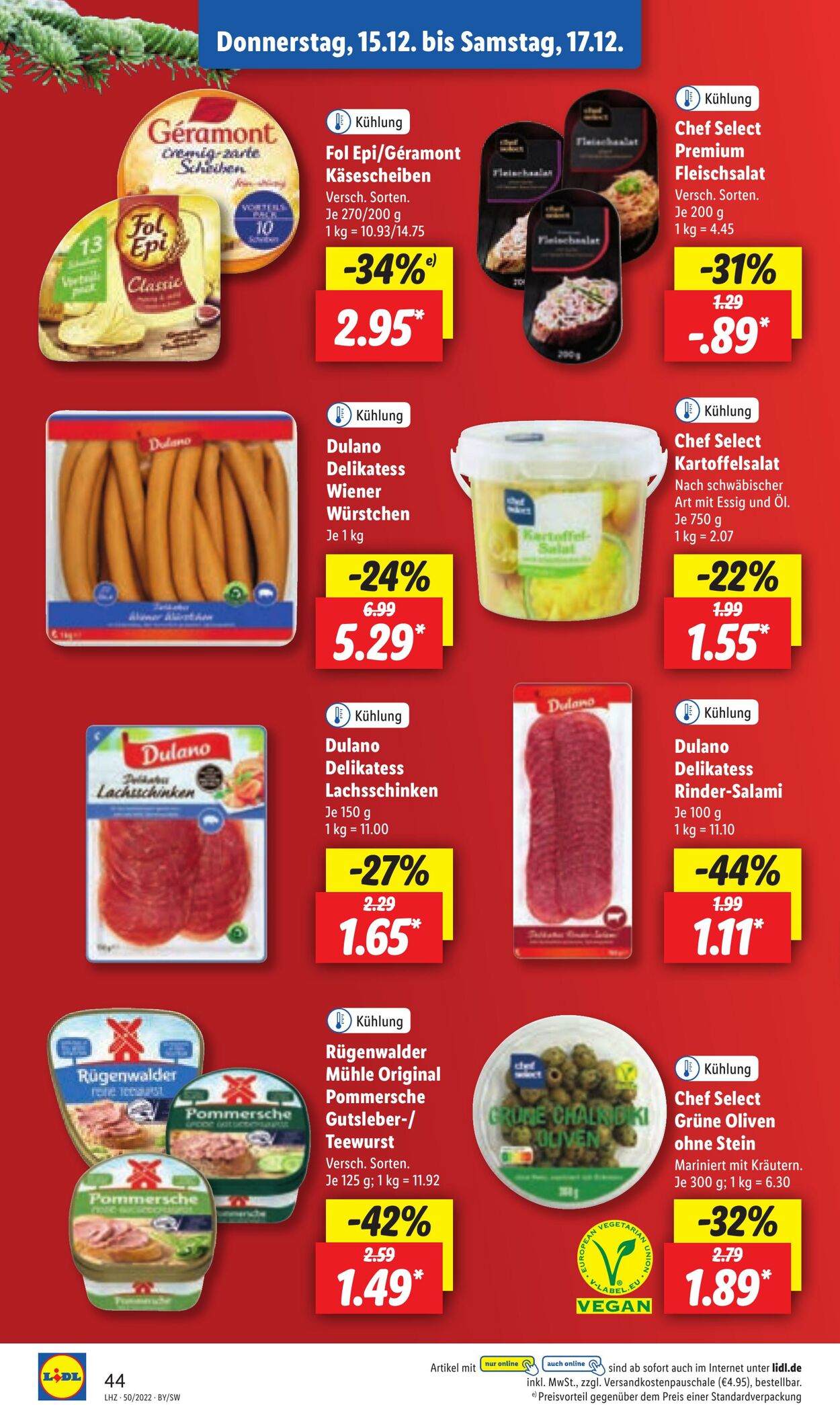 Prospekt Lidl 12.12.2022 - 17.12.2022