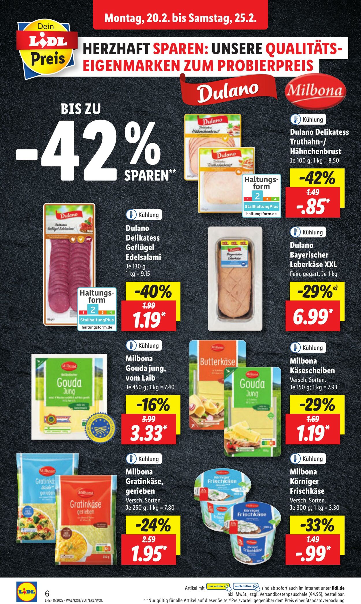 Prospekt Lidl 20.02.2023 - 25.02.2023