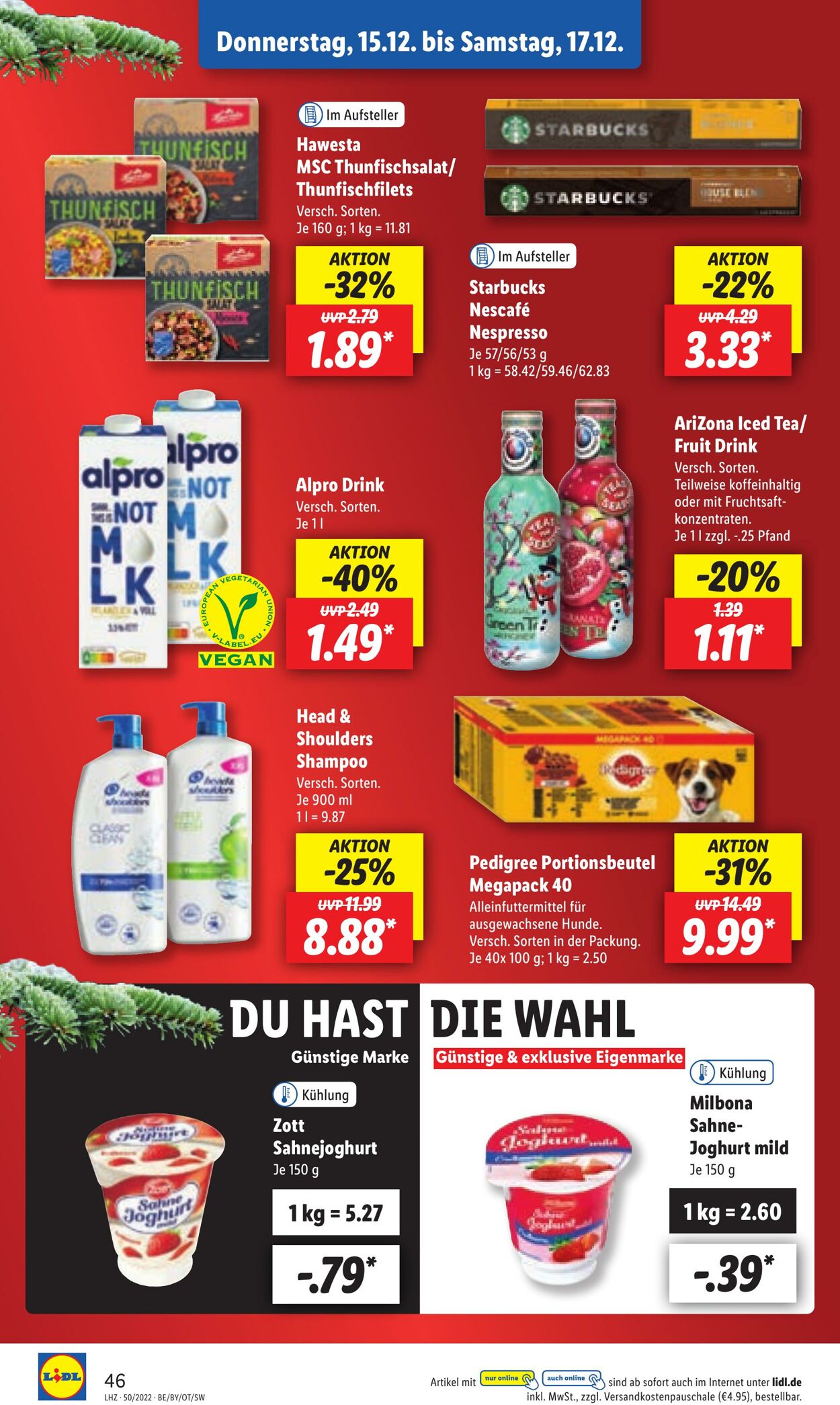 Prospekt Lidl 12.12.2022 - 17.12.2022