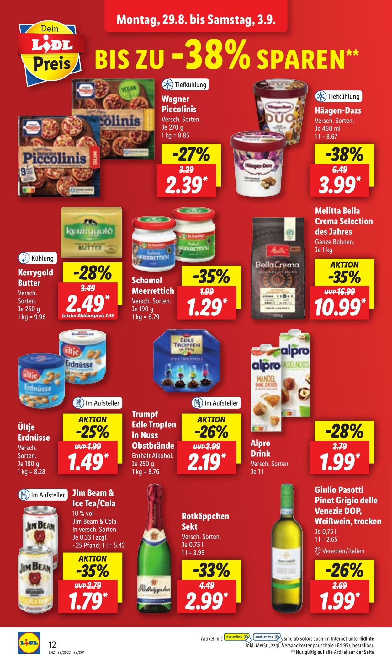 Prospekt Lidl 29.08.2022 - 03.09.2022