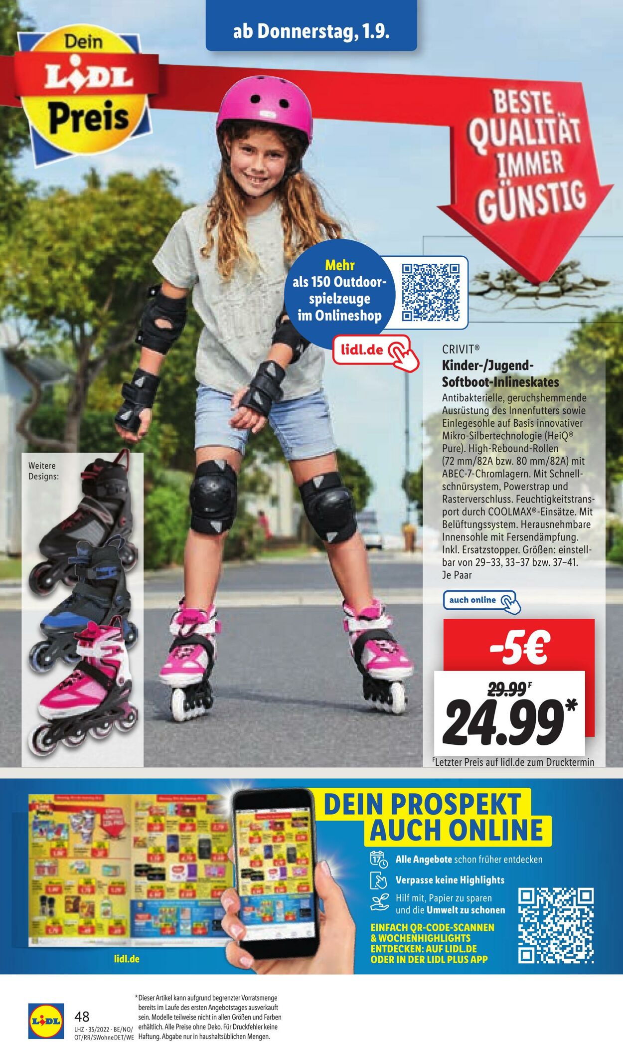 Prospekt Lidl 29.08.2022 - 03.09.2022