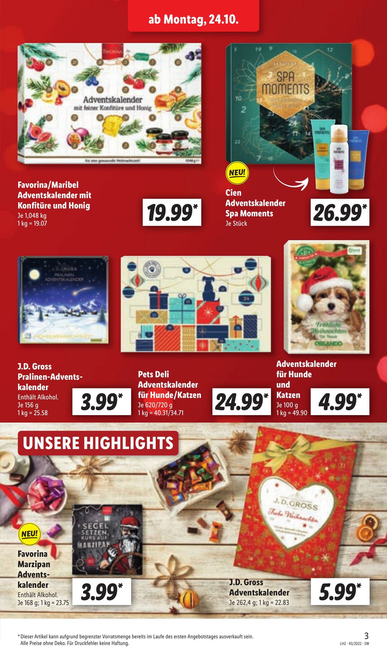 Prospekt Lidl 24.10.2022 - 29.10.2022