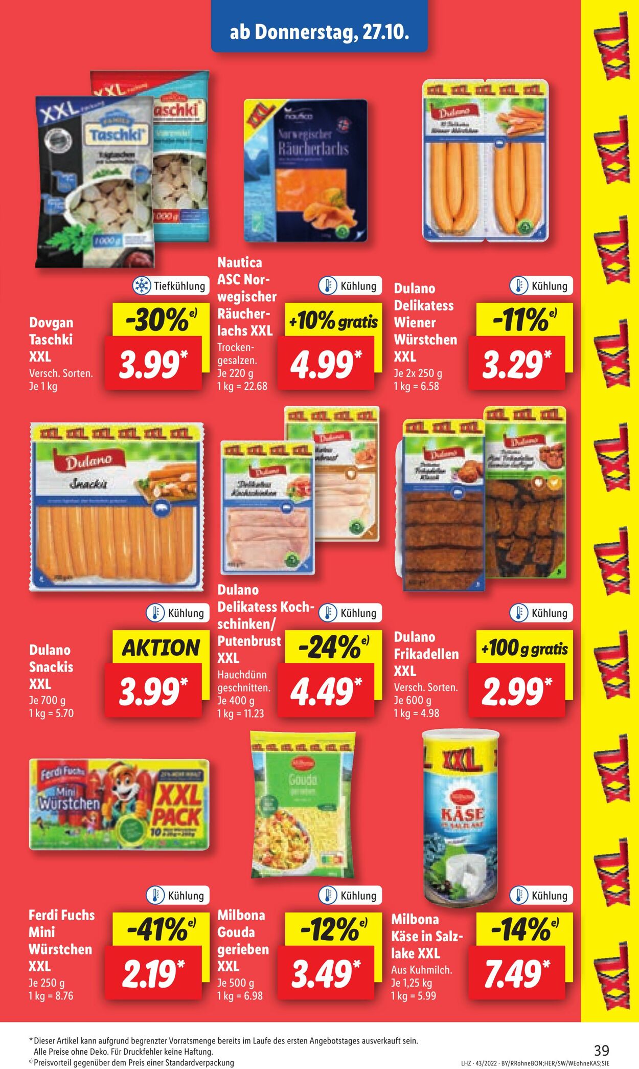 Prospekt Lidl 24.10.2022 - 29.10.2022