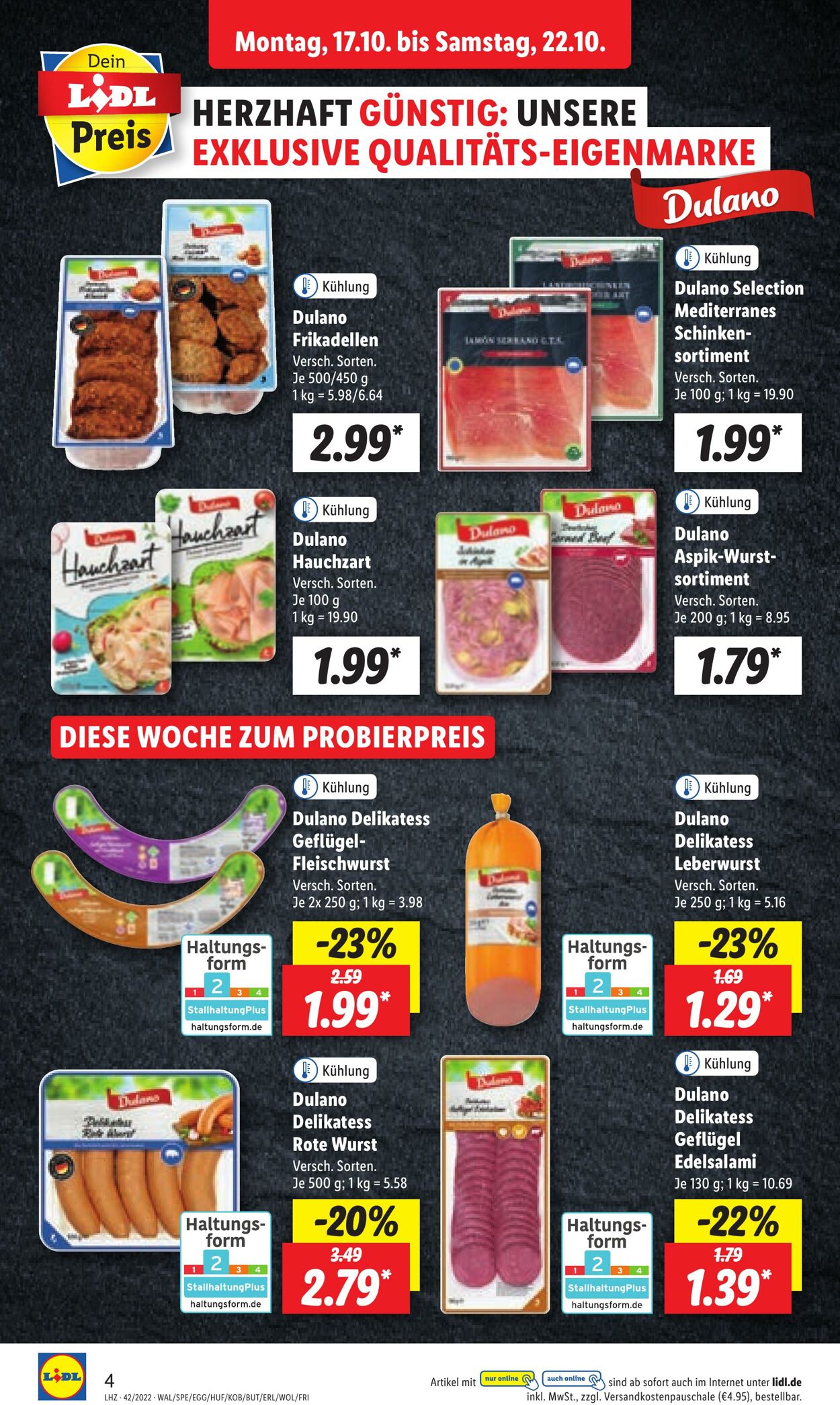 Prospekt Lidl 17.10.2022 - 22.10.2022