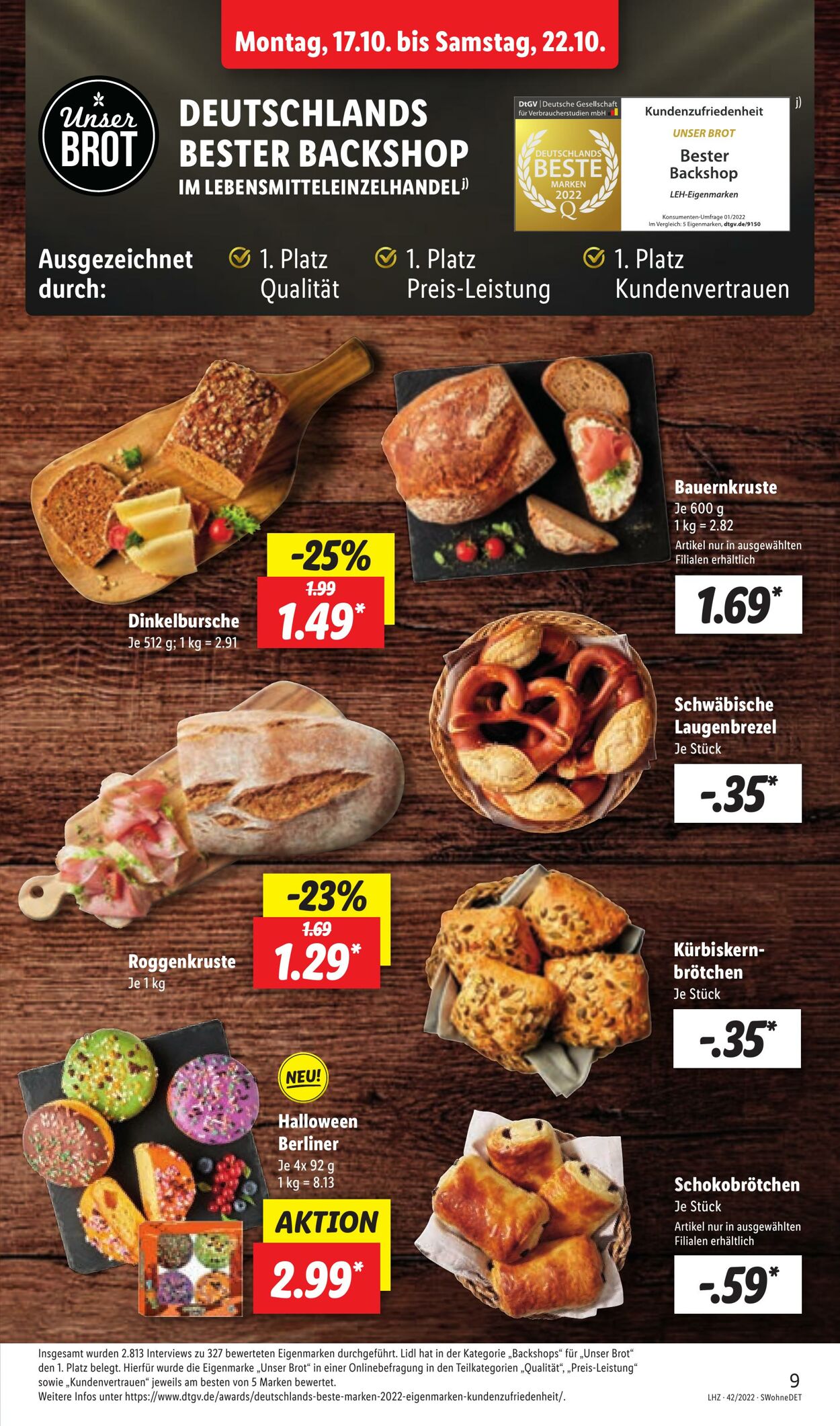 Prospekt Lidl 17.10.2022 - 22.10.2022