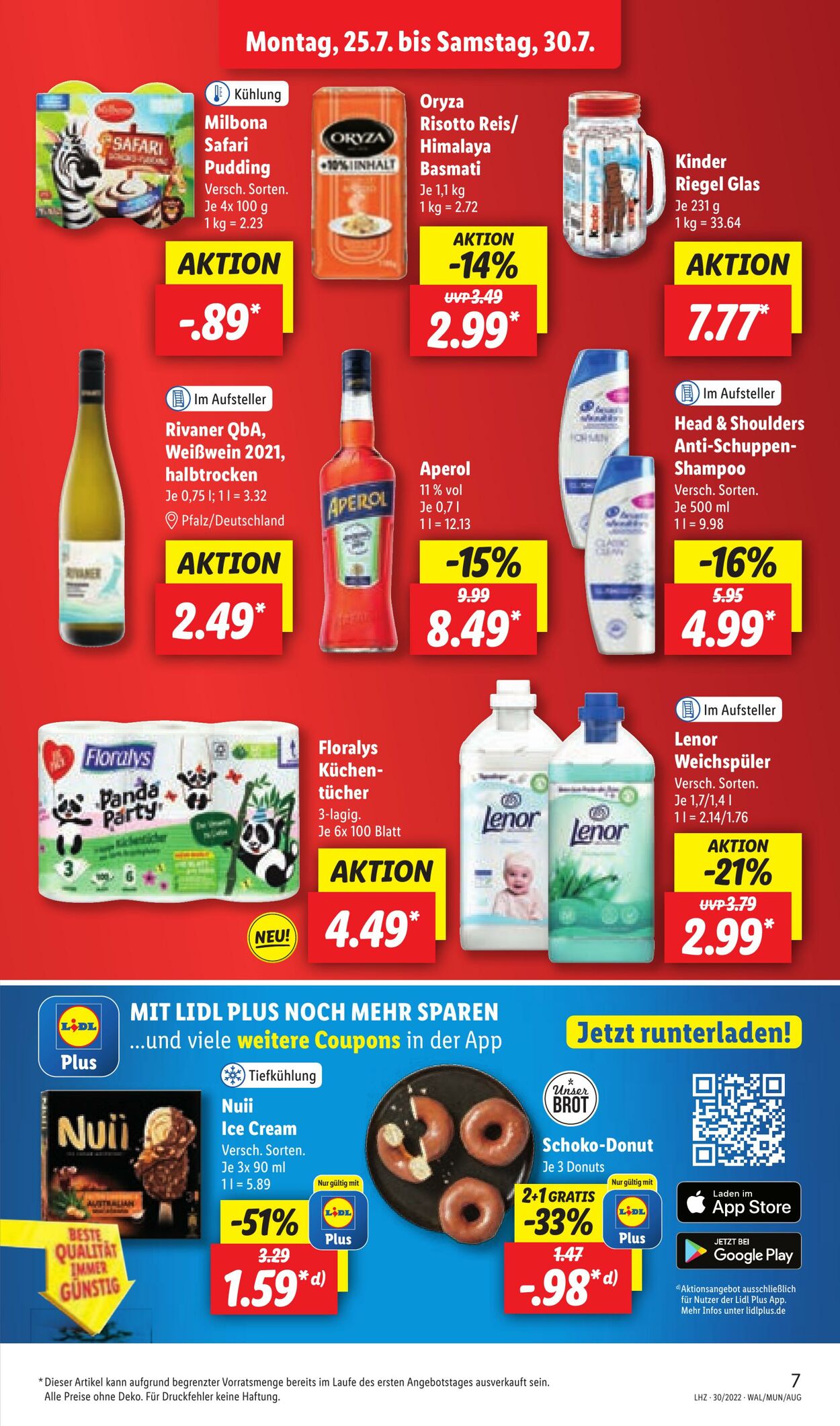 Prospekt Lidl 25.07.2022 - 30.07.2022