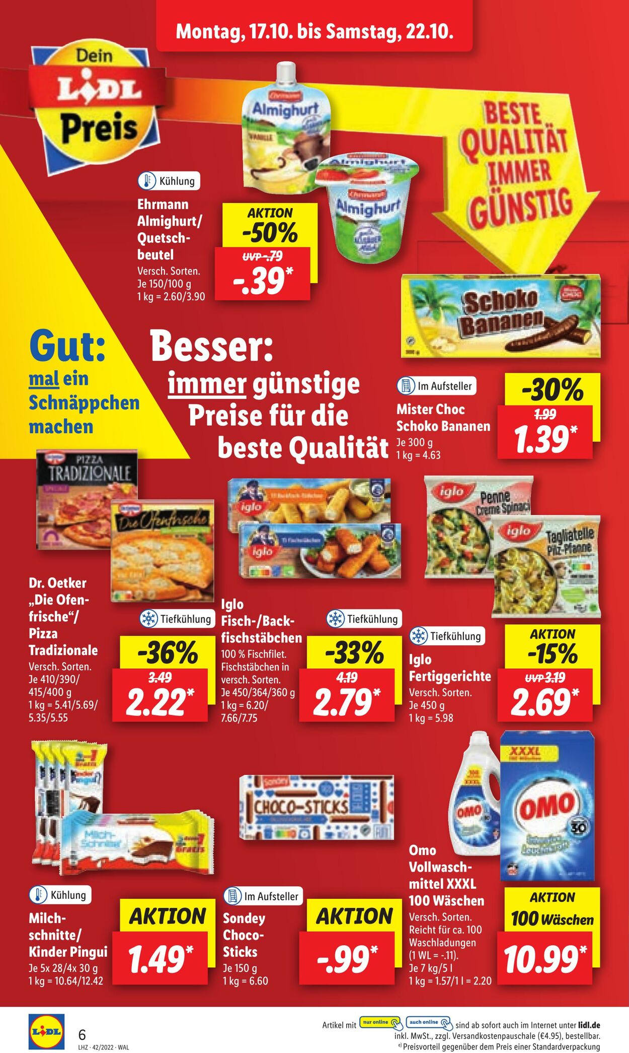 Prospekt Lidl 17.10.2022 - 22.10.2022