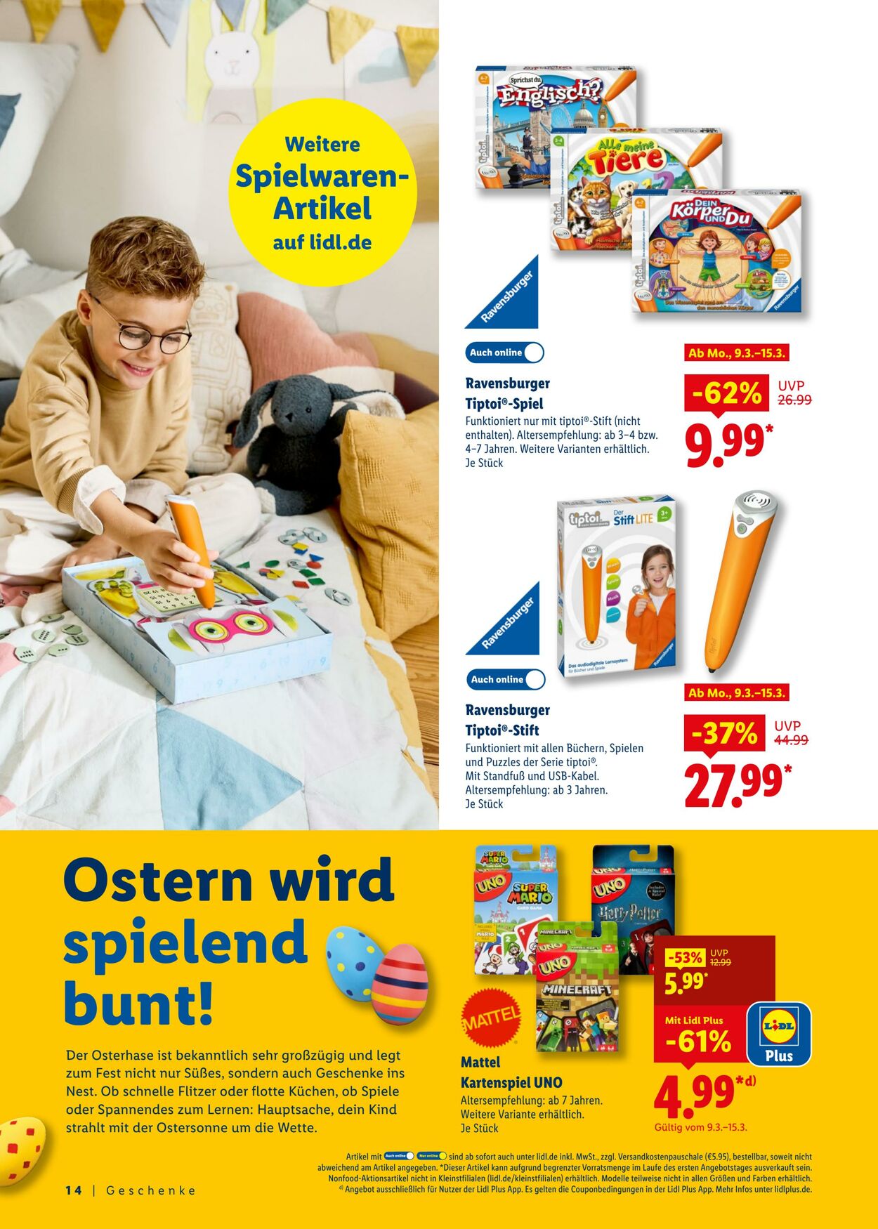 Prospekt Lidl 09.03.2026 - 06.04.2026