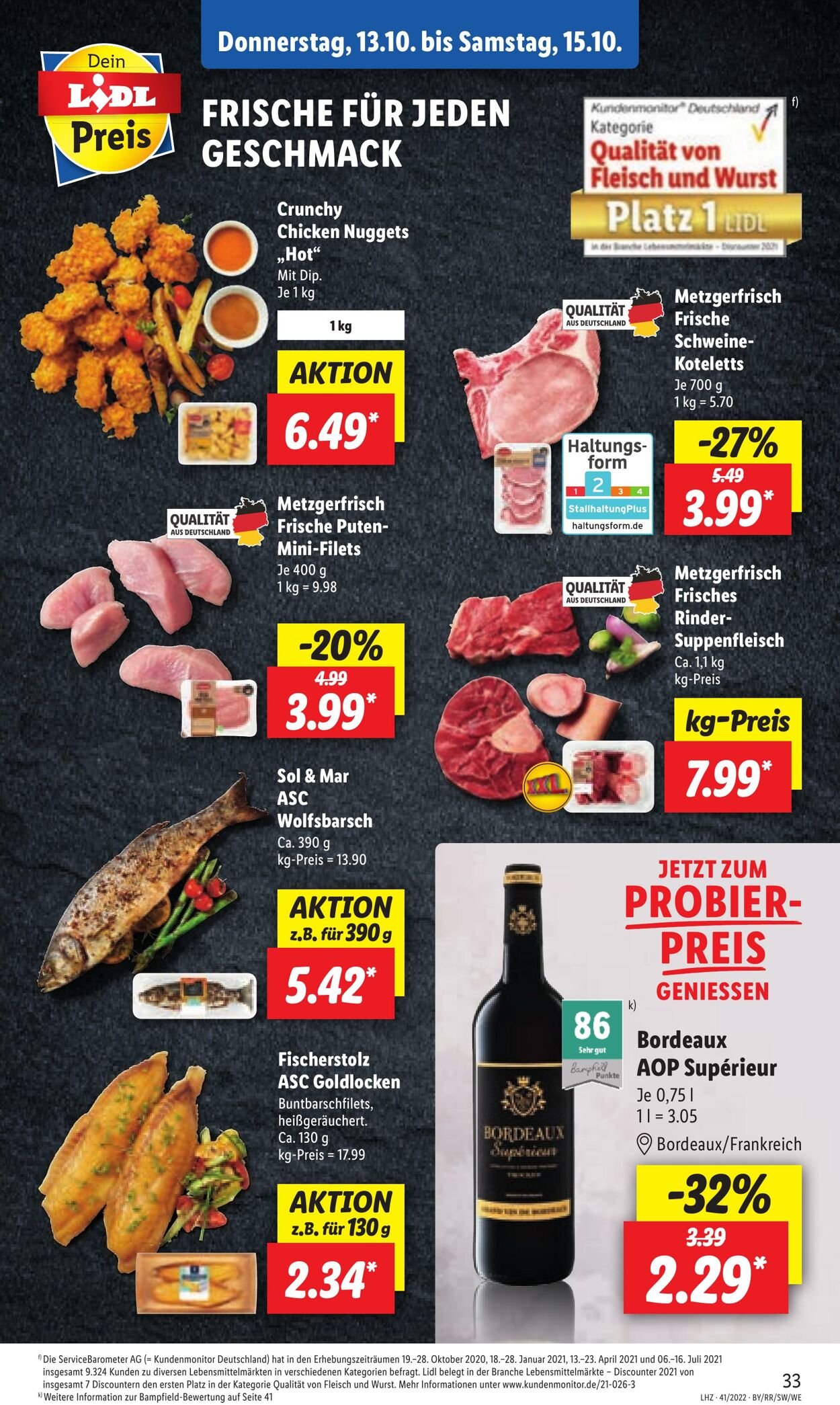 Prospekt Lidl 10.10.2022 - 15.10.2022