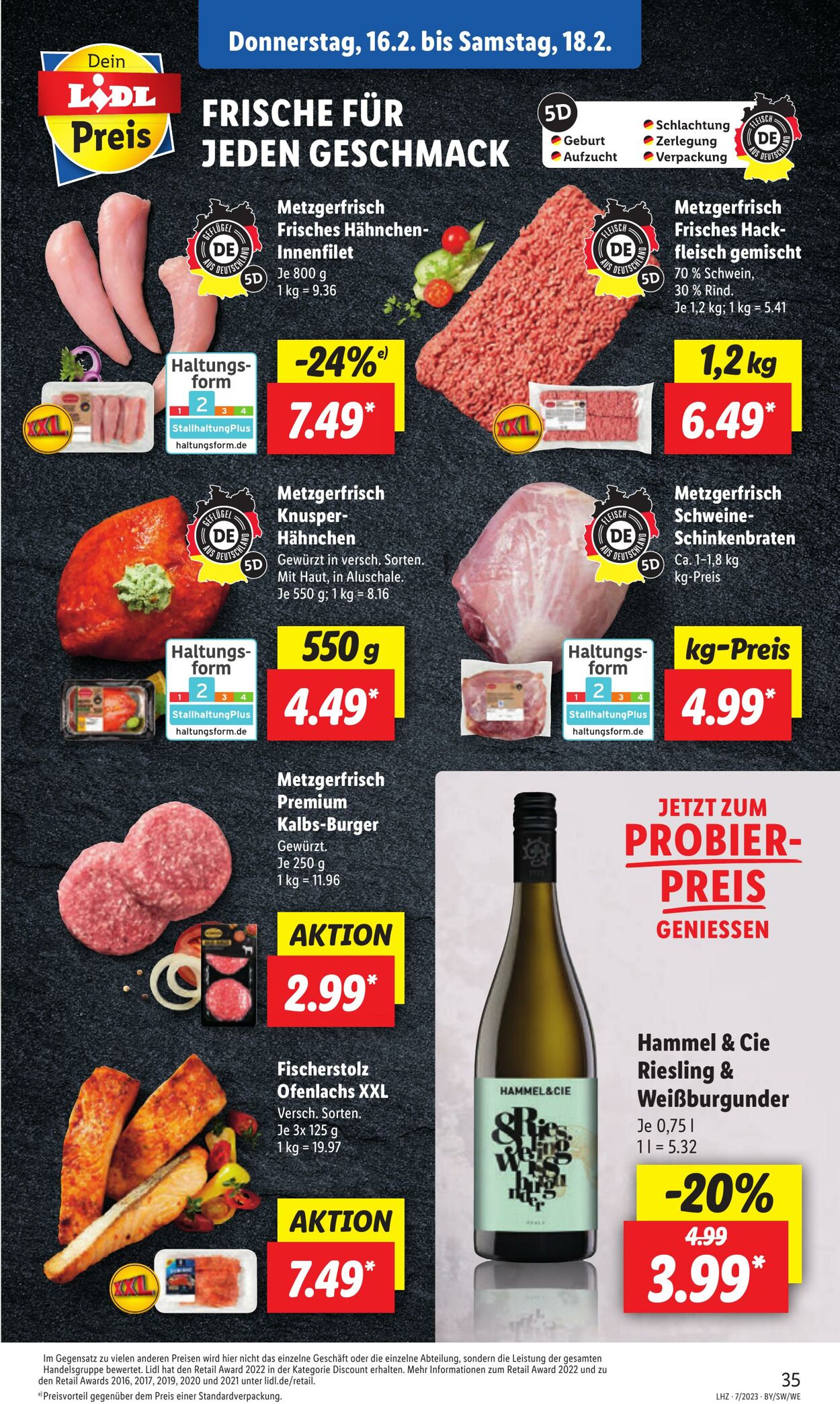 Prospekt Lidl 13.02.2023 - 18.02.2023