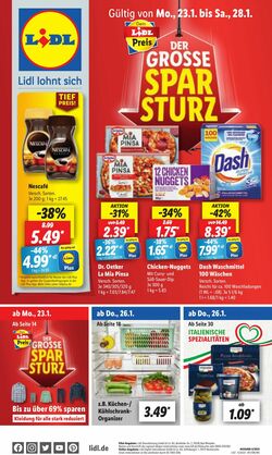 Prospekt Lidl 23.01.2023 - 28.01.2023