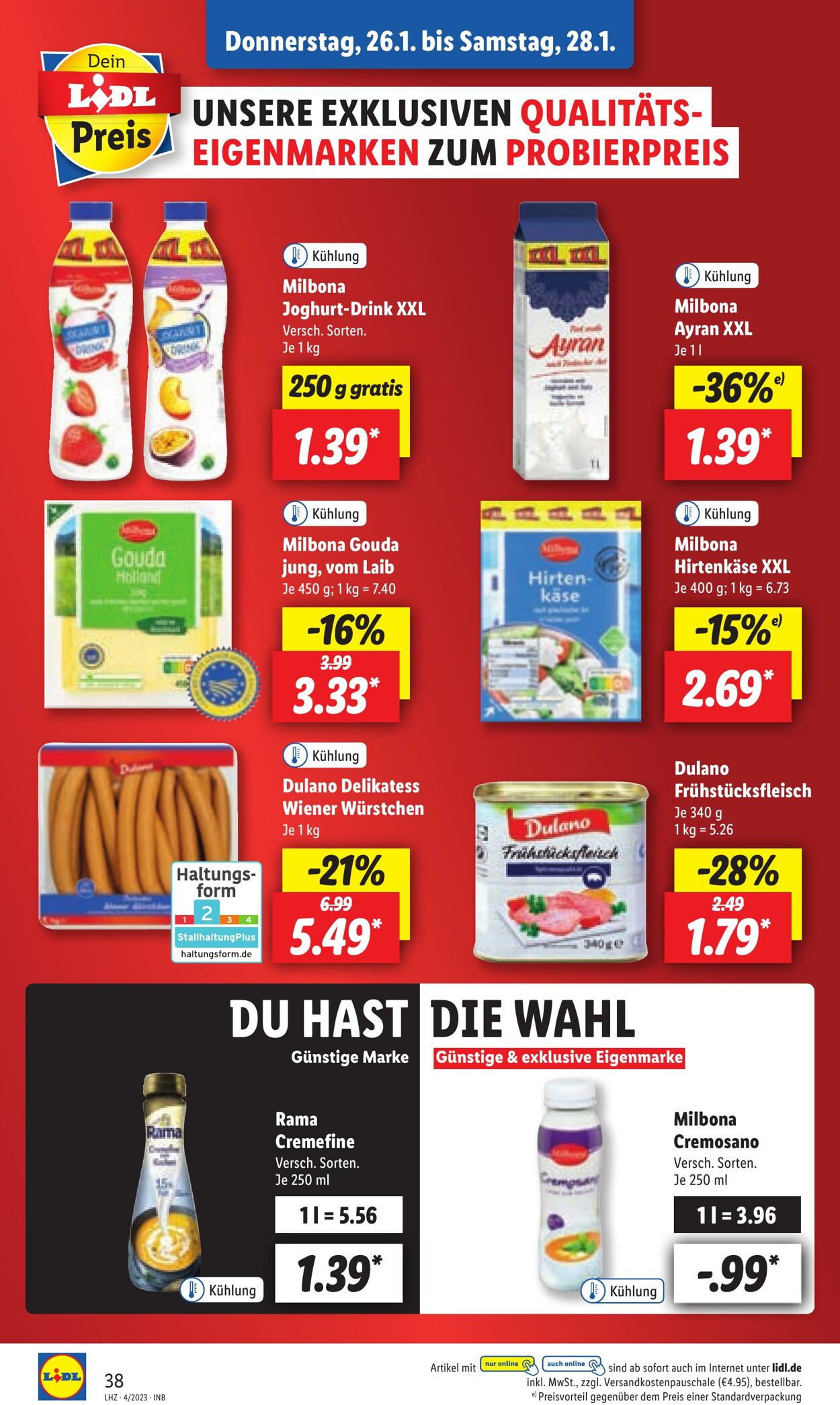 Prospekt Lidl 23.01.2023 - 28.01.2023