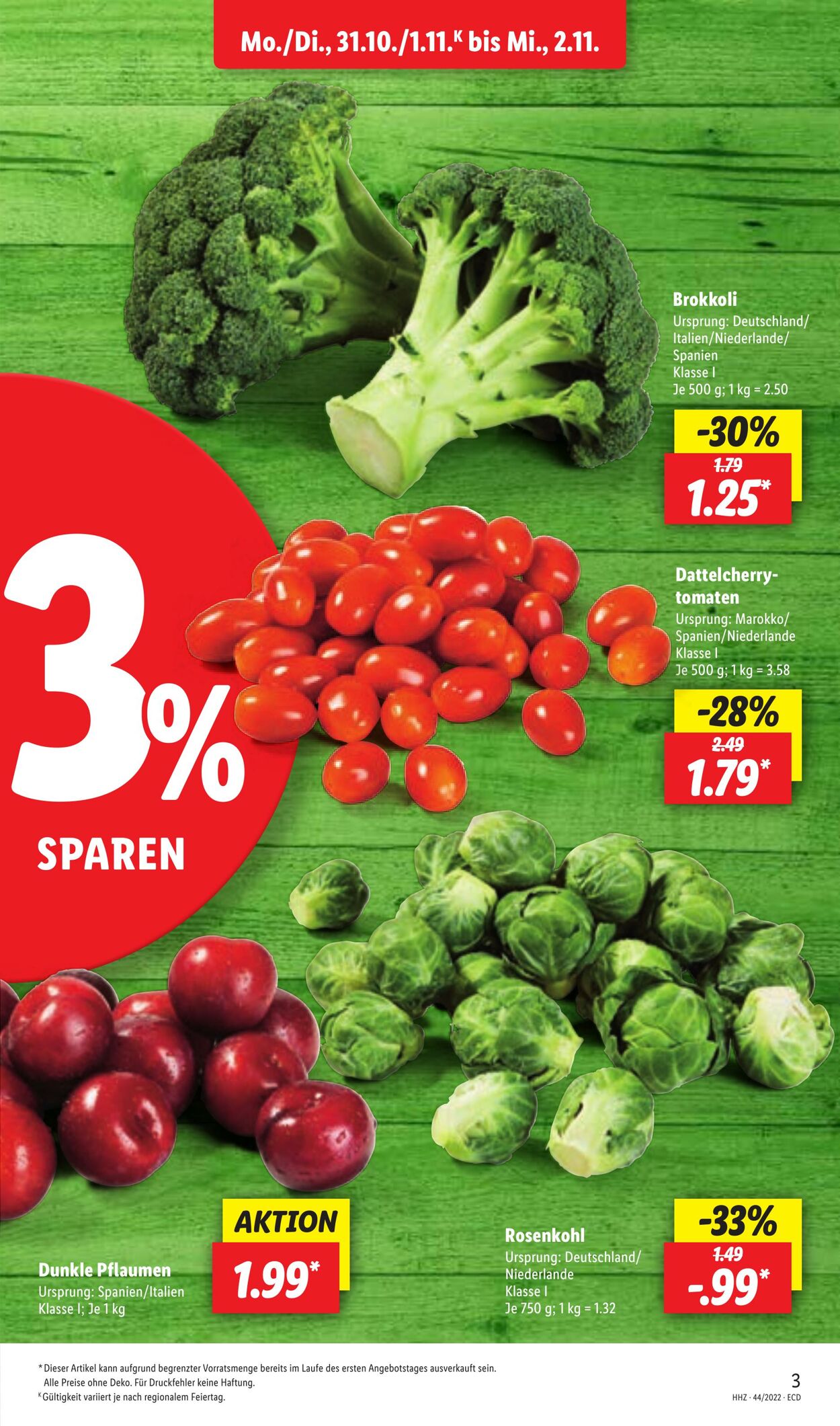 Prospekt Lidl 31.10.2022 - 05.11.2022