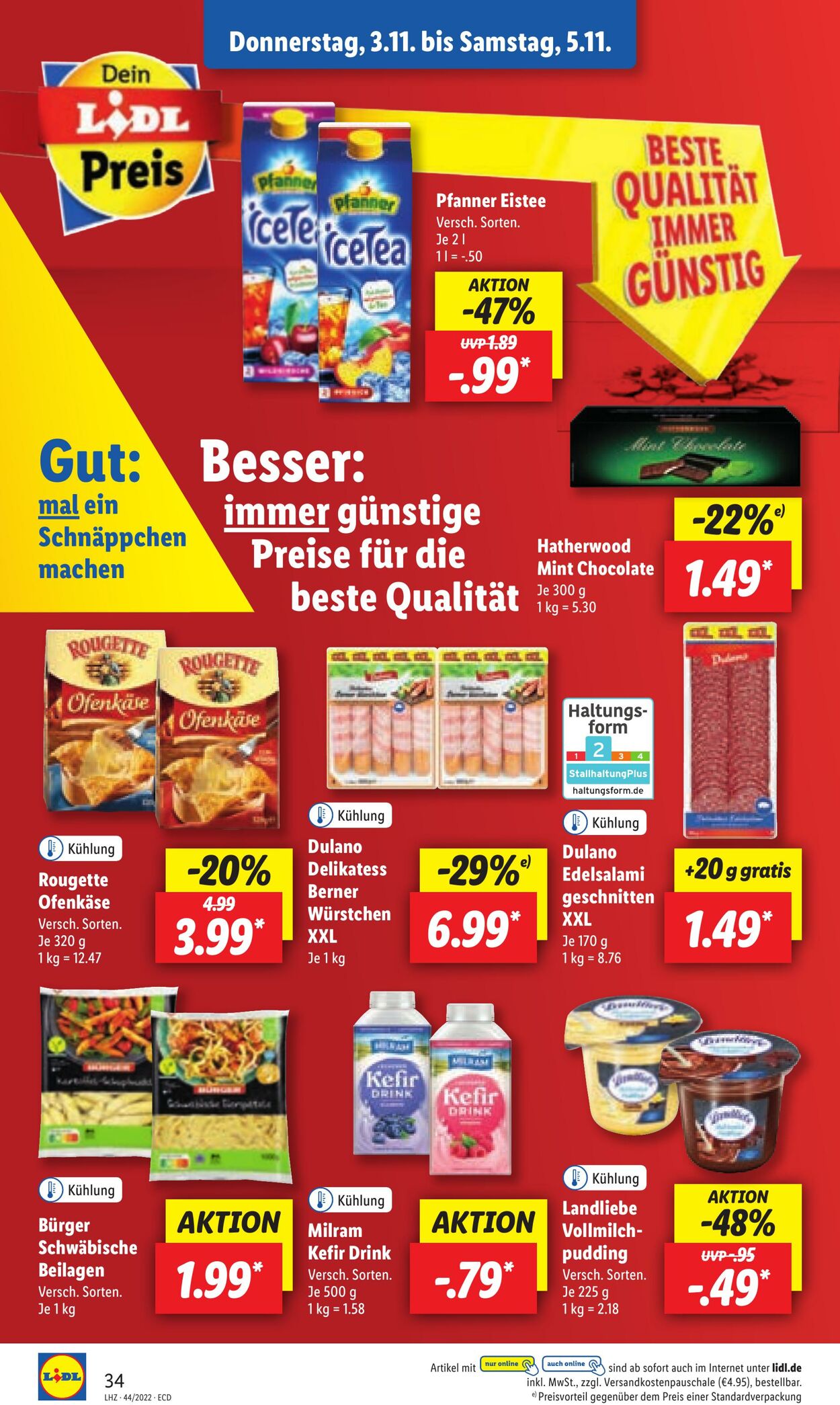 Prospekt Lidl 31.10.2022 - 05.11.2022