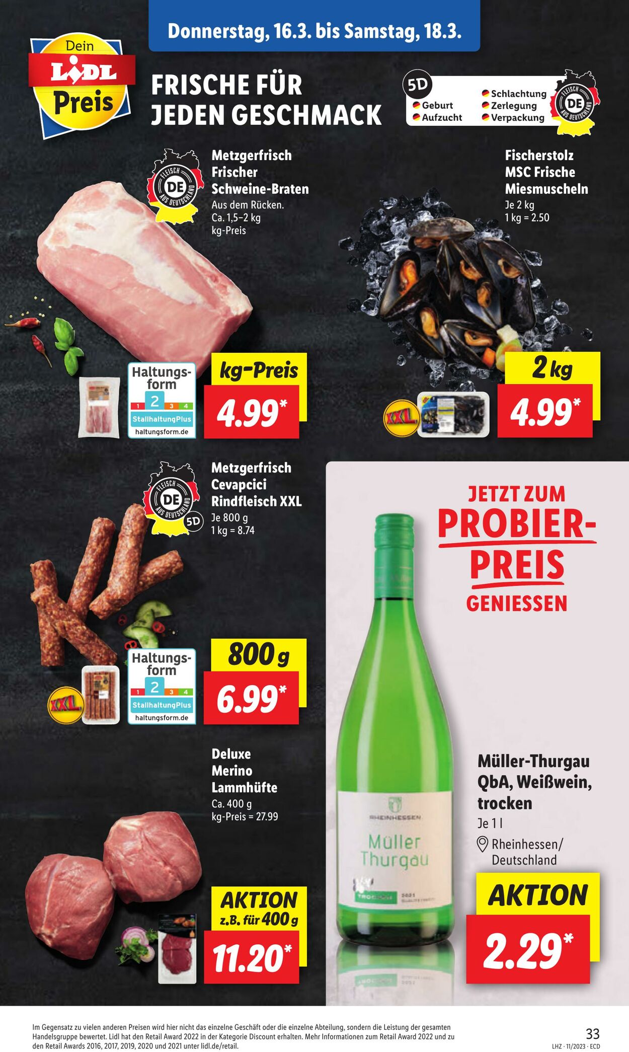 Prospekt Lidl 13.03.2023 - 18.03.2023