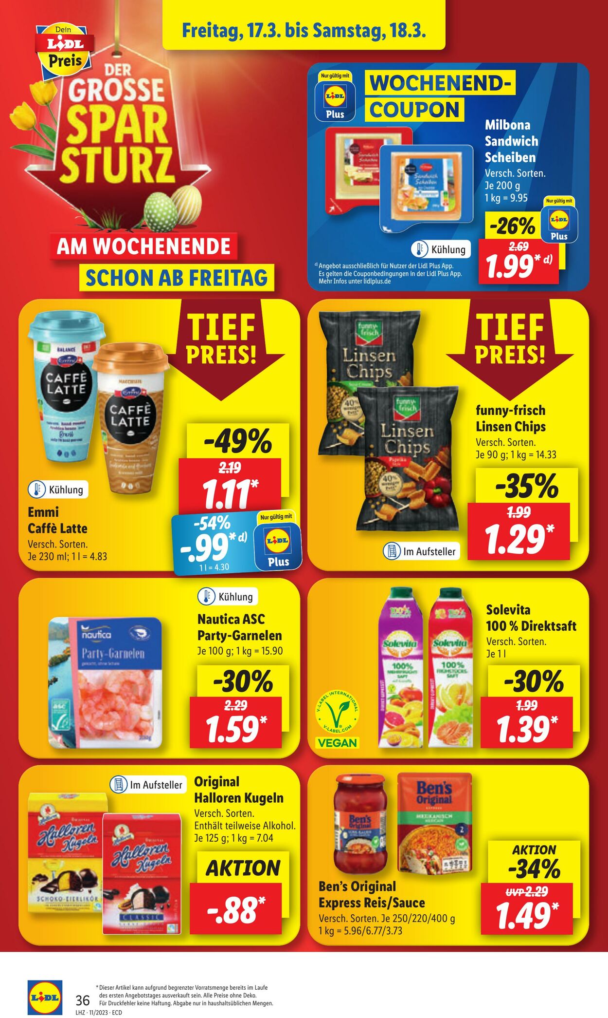 Prospekt Lidl 13.03.2023 - 18.03.2023