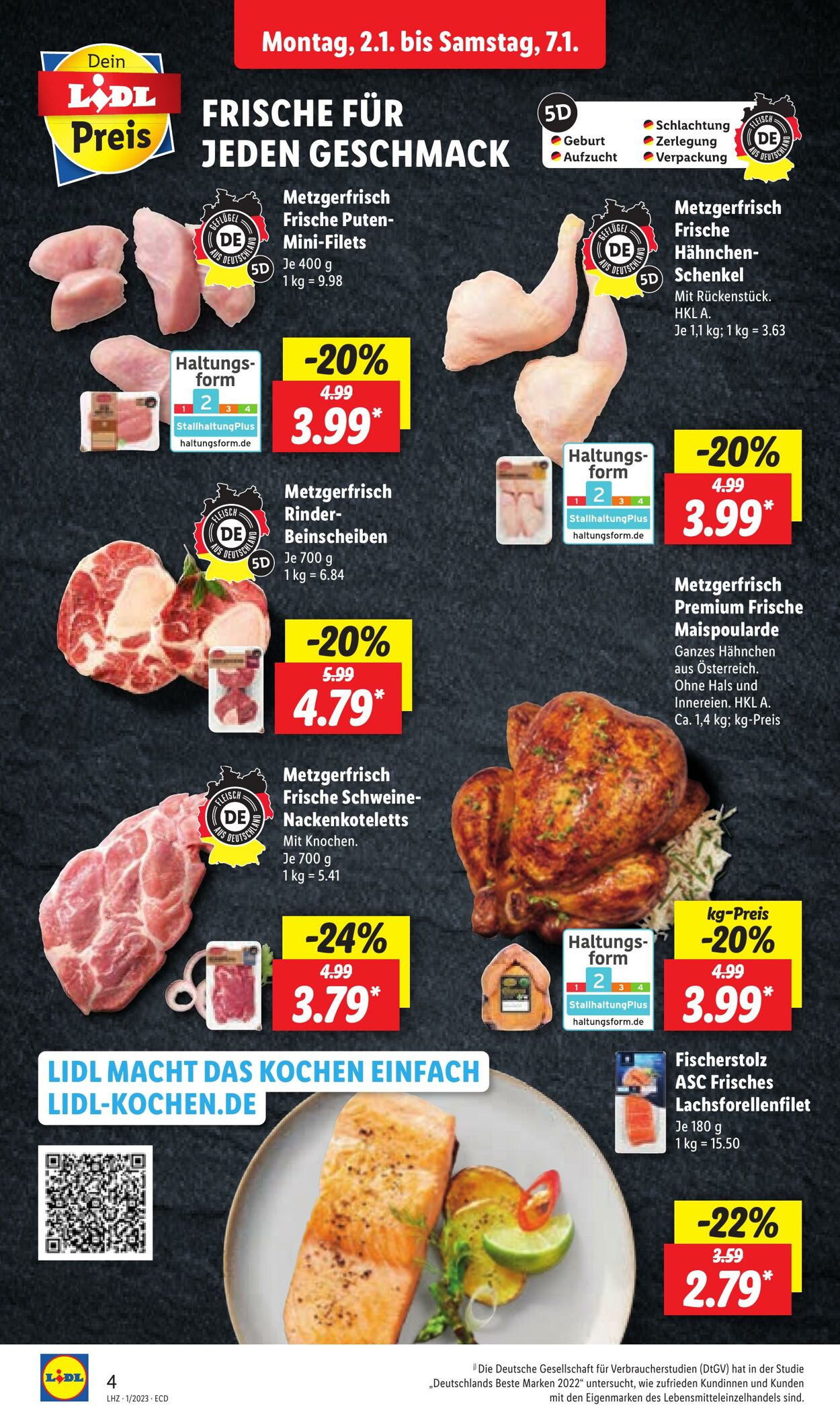 Prospekt Lidl 02.01.2023 - 07.01.2023