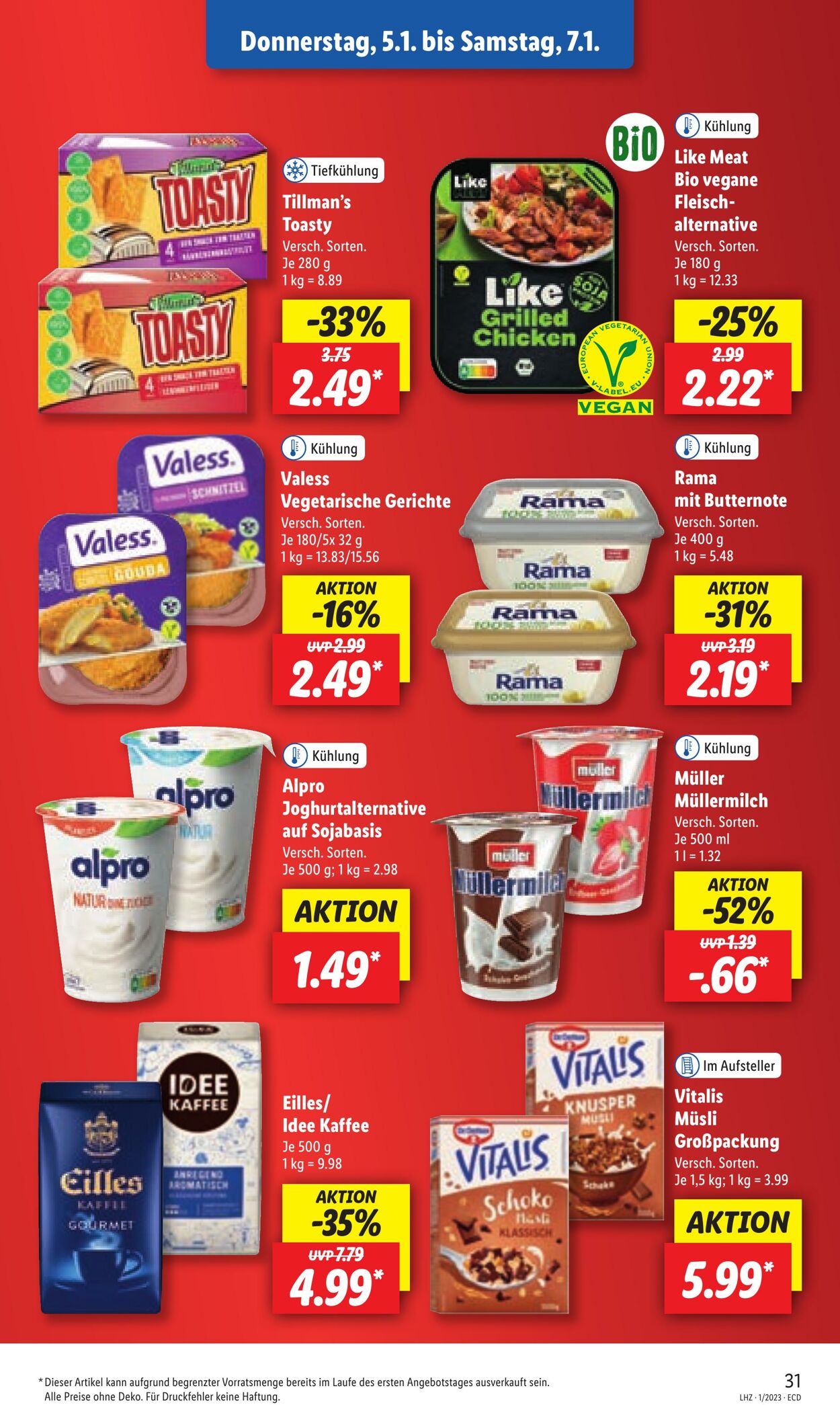 Prospekt Lidl 02.01.2023 - 07.01.2023