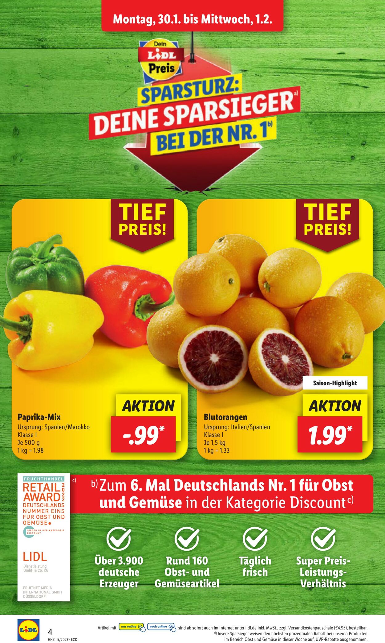 Prospekt Lidl 30.01.2023 - 04.02.2023